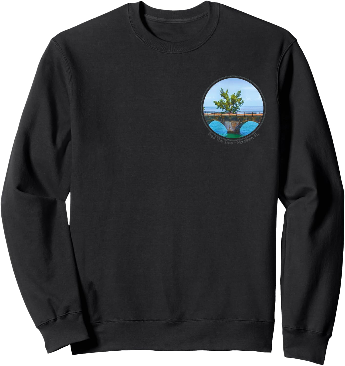 Fred the Tree Front and Back 7 mile Bridge Sweatshirt - Sweatshirt | Black