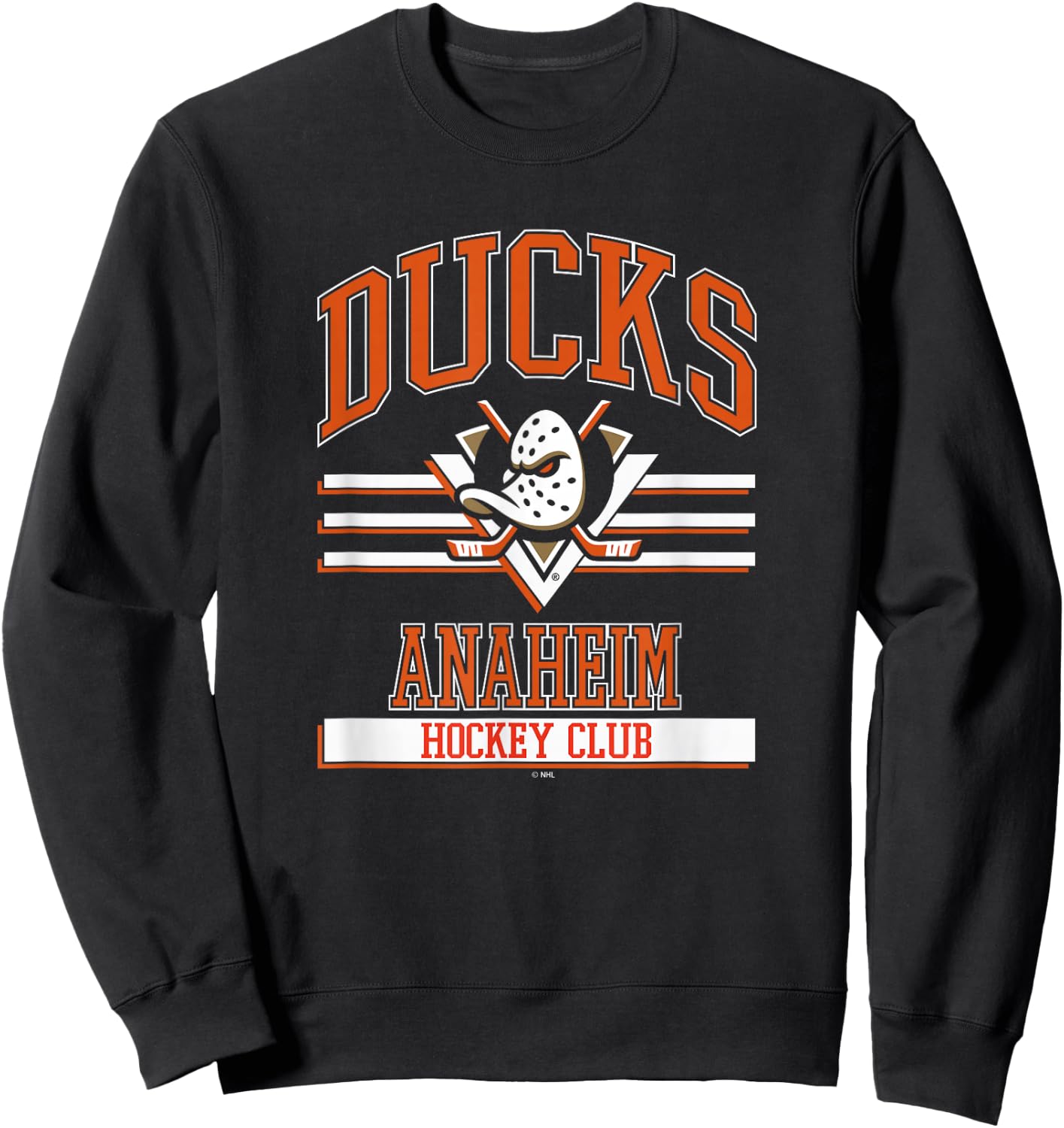 Anaheim Ducks Hockey Club Black Officially Licensed Sweatshirt - Sweatshirt | Black