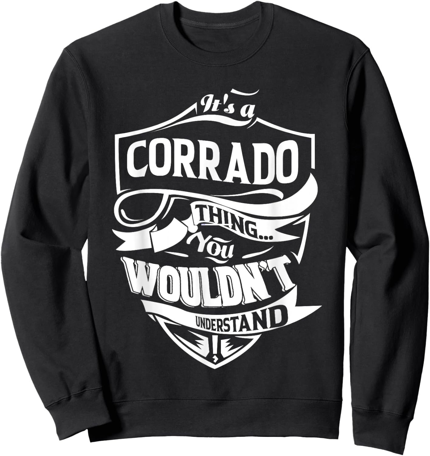 It's a gift Corrado Thing Sweatshirt - Sweatshirt | Black