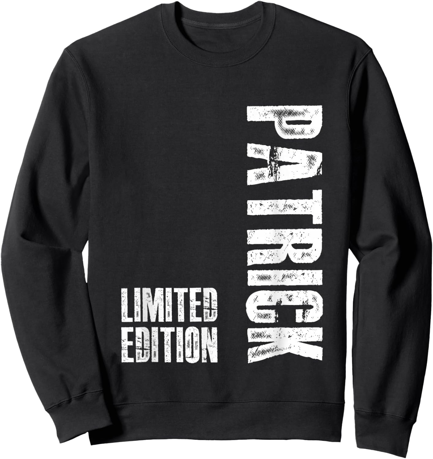Lustiges Patrick Geschenk Personalisiert Geburtstag Patrick Sweatshirt - Sweatshirt | Black