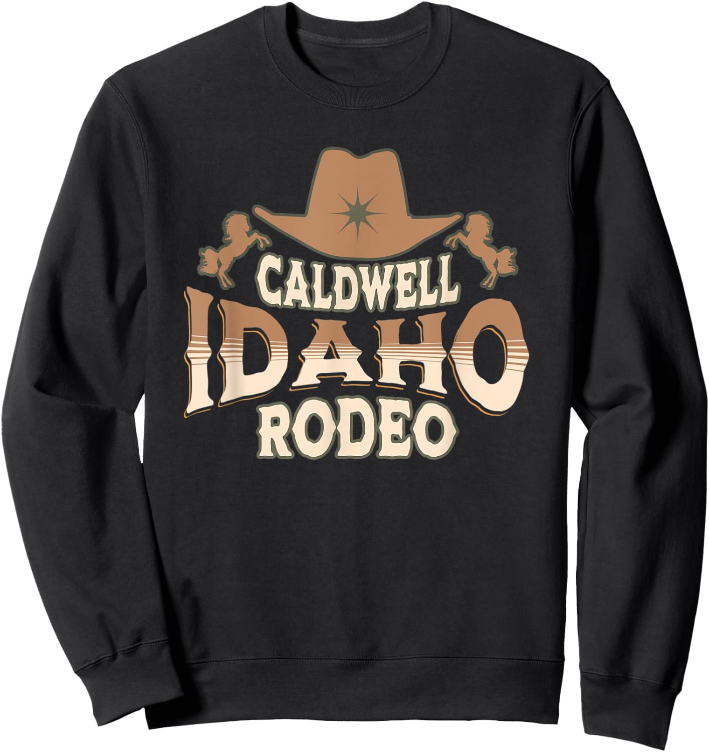 Caldwell Idaho Rodeo Sweatshirt - Sweatshirt | Black