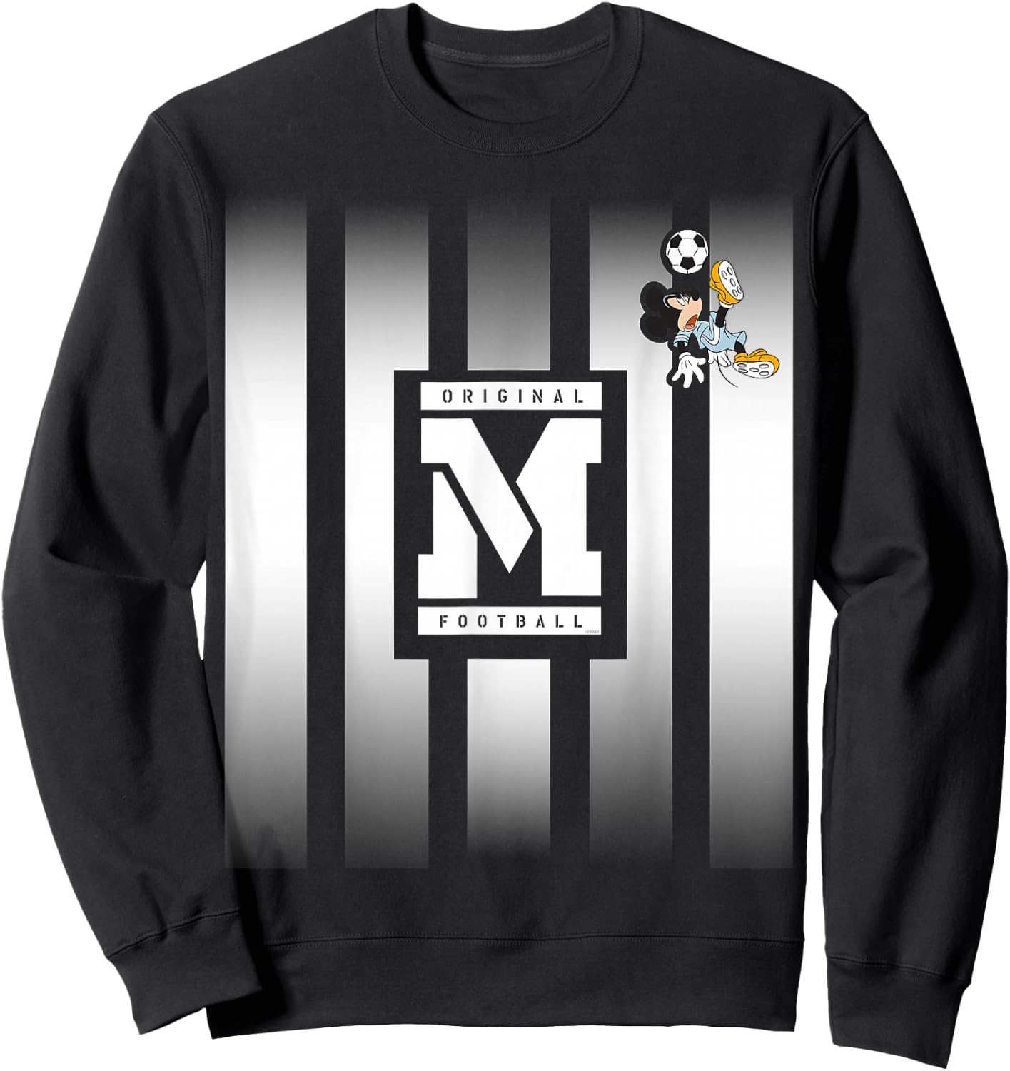 Disney Mickey Mouse Original Football M Soccer Sweatshirt - Sweatshirt | Black
