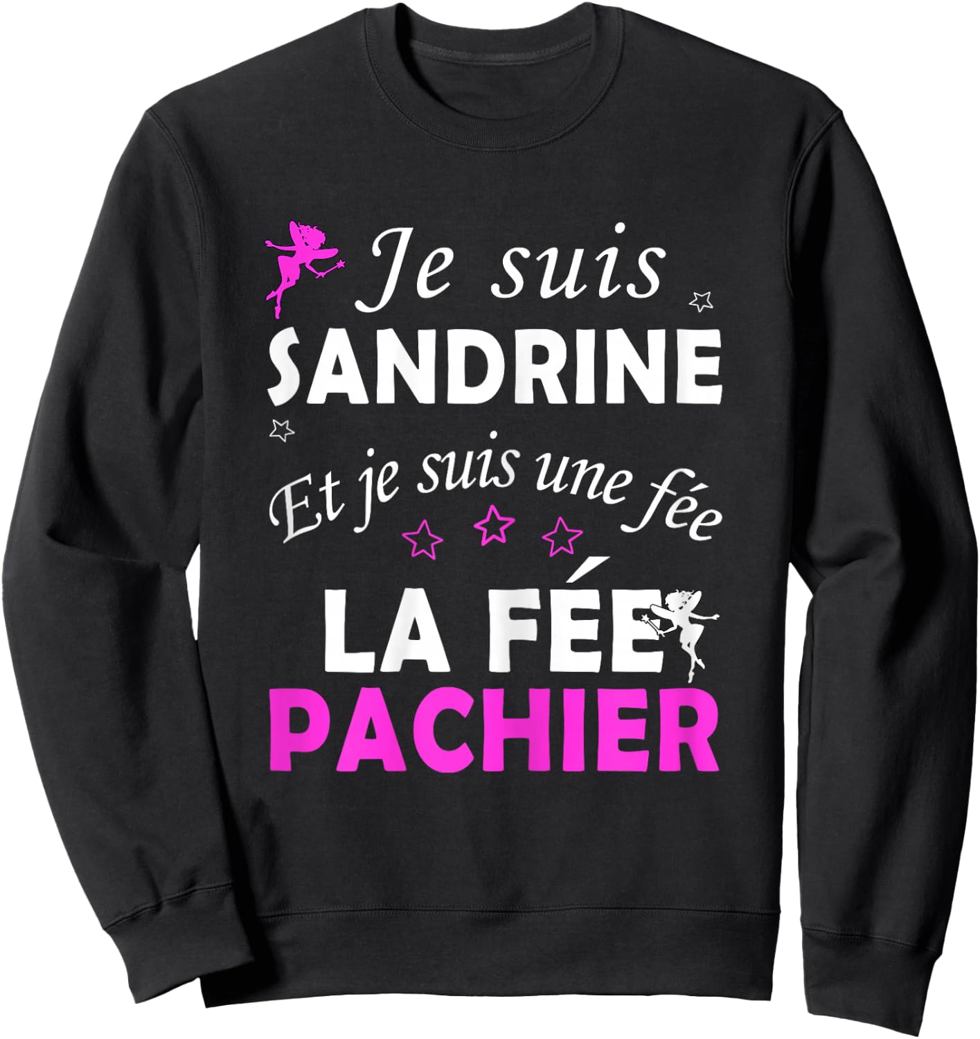 Sandrine , Black, Female X-Small Sweatshirt - Sweatshirt | Black