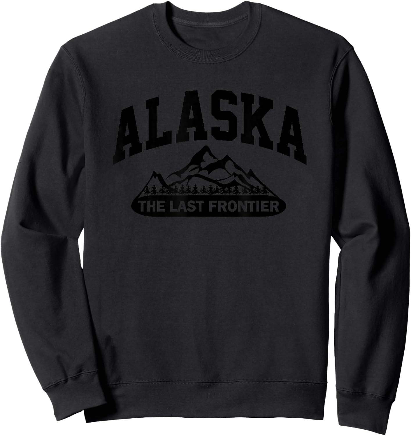 Alaska Cruise Vacation Essential Whale & Glacier Watching Sweatshirt - Sweatshirt | Black