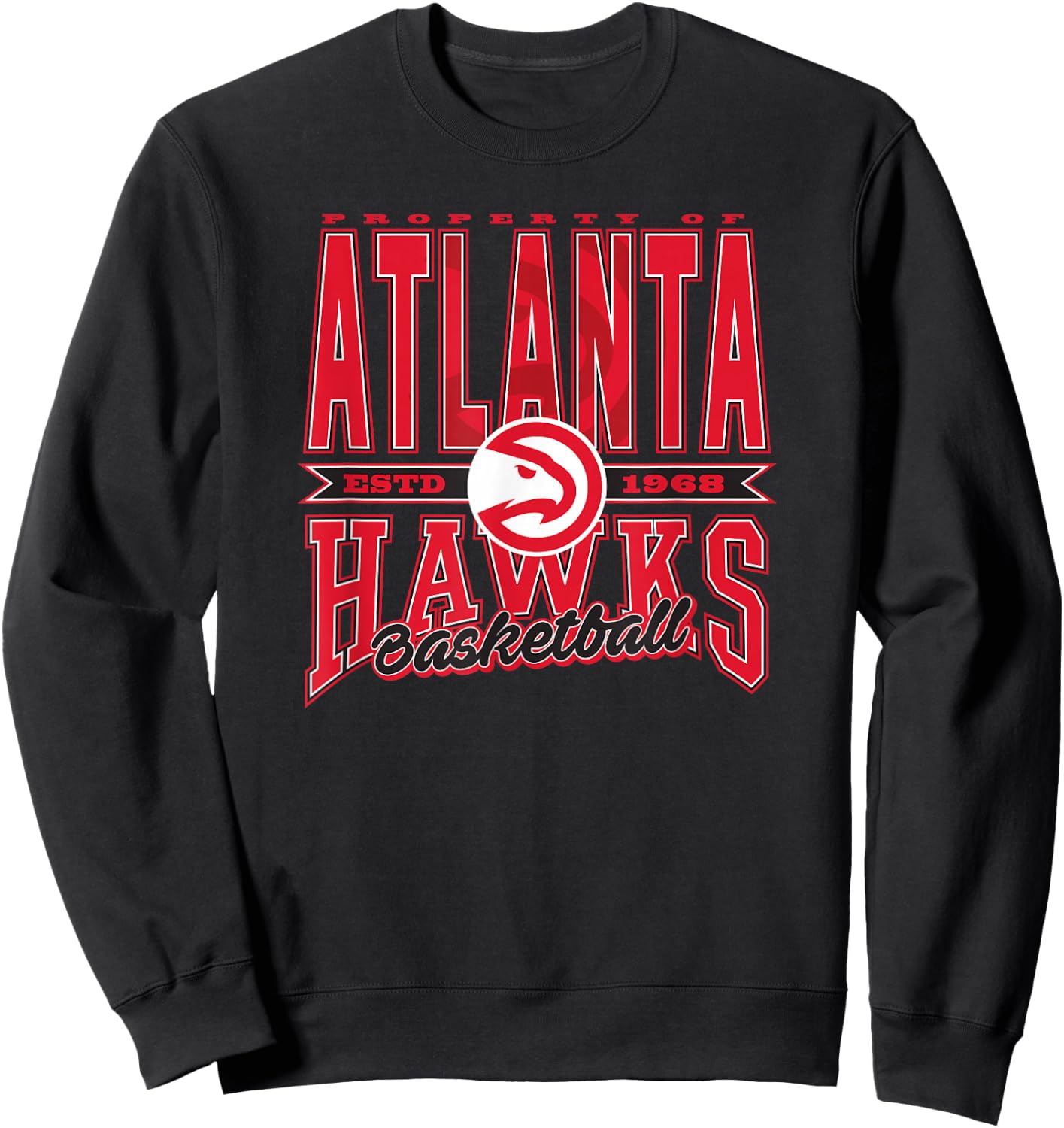 NBA Atlanta Hawks Nonstop Action Sweatshirt - Sweatshirt | Black