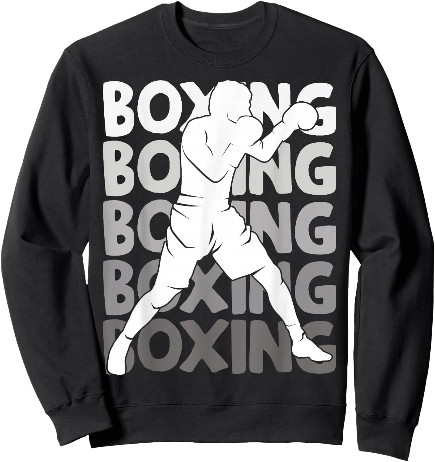 Boxing Boxers Boys Children Men Sweatshirt - Sweatshirt | Black