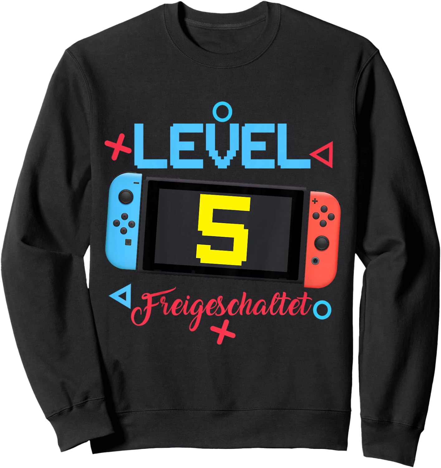 Kinder 5th Birthday Gifts Boy Girl Level 5 Freigeschaltet 2018 Gift Sweatshirt - Sweatshirt | Black