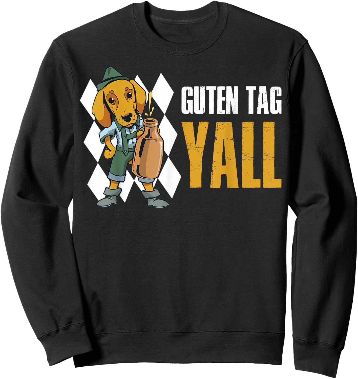 Guten Tag Yall Sweatshirt - Sweatshirt | Black