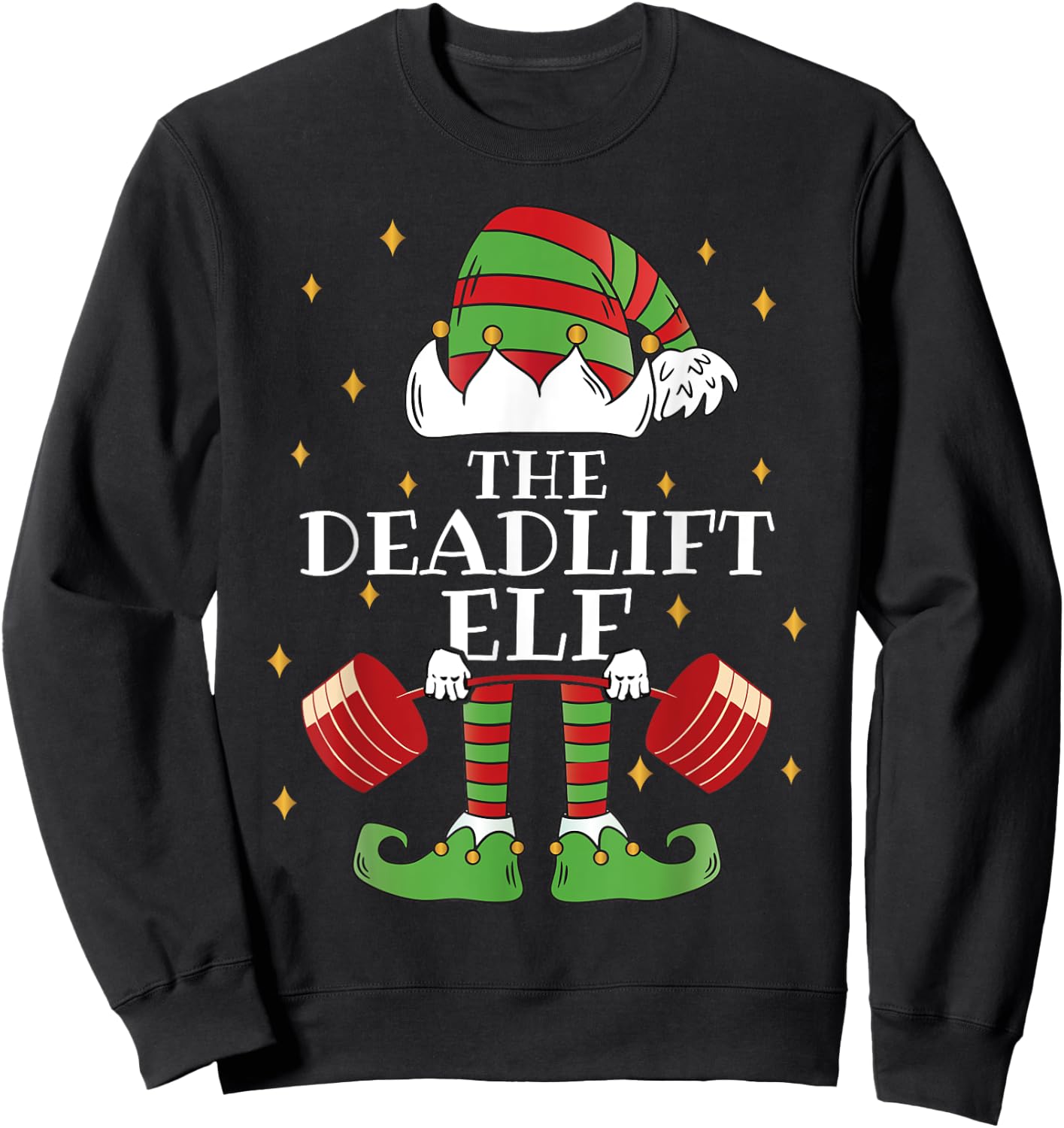 The Deadlift Elf Fitness Sweatshirt - Sweatshirt | Black