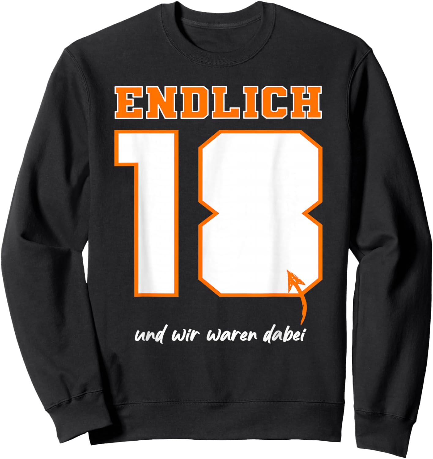 18th Guest Book Funny Design, black Sweatshirt - Sweatshirt | Black