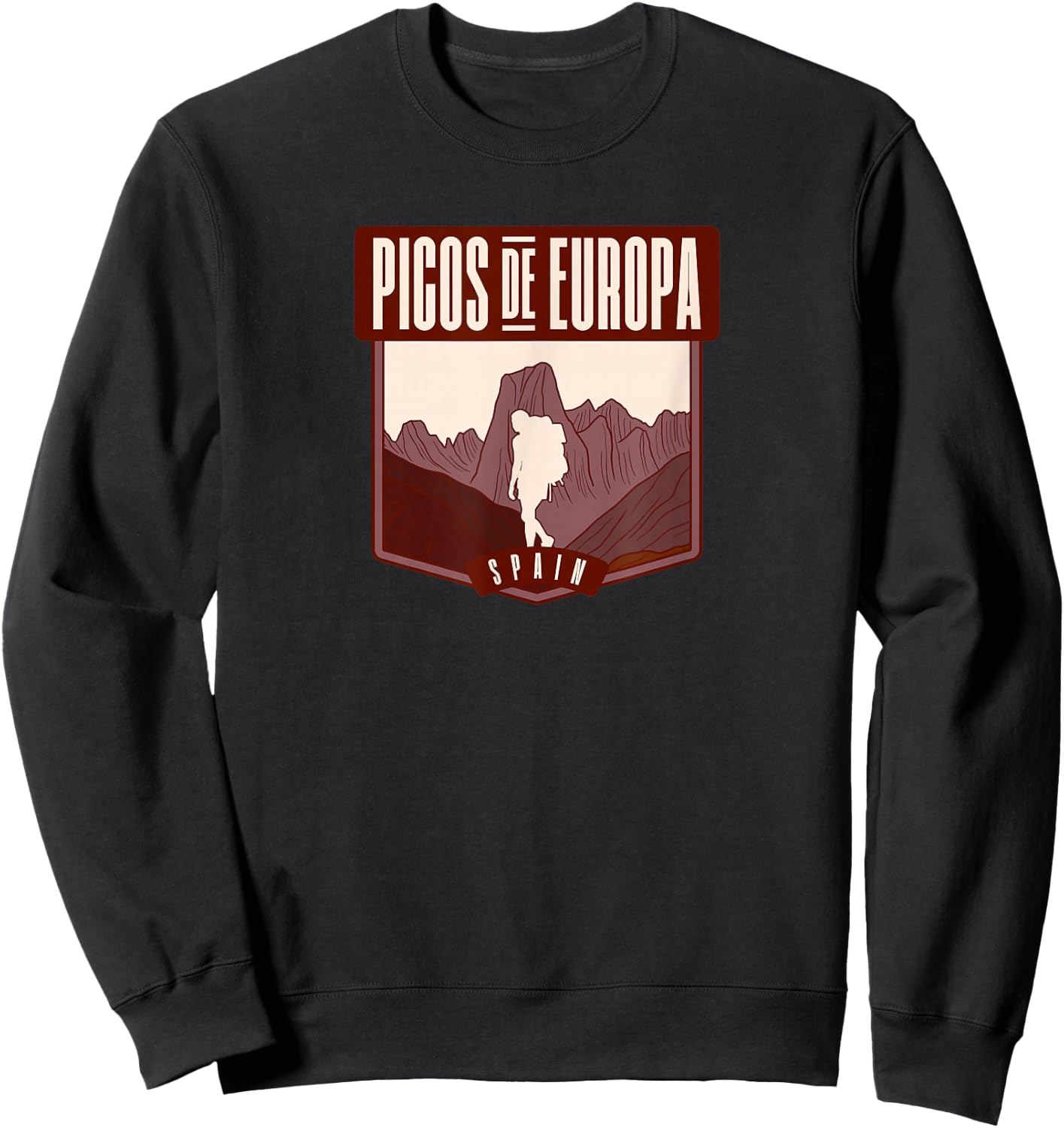 Pics d'europe – Espagne Sweatshirt - Sweatshirt | Black