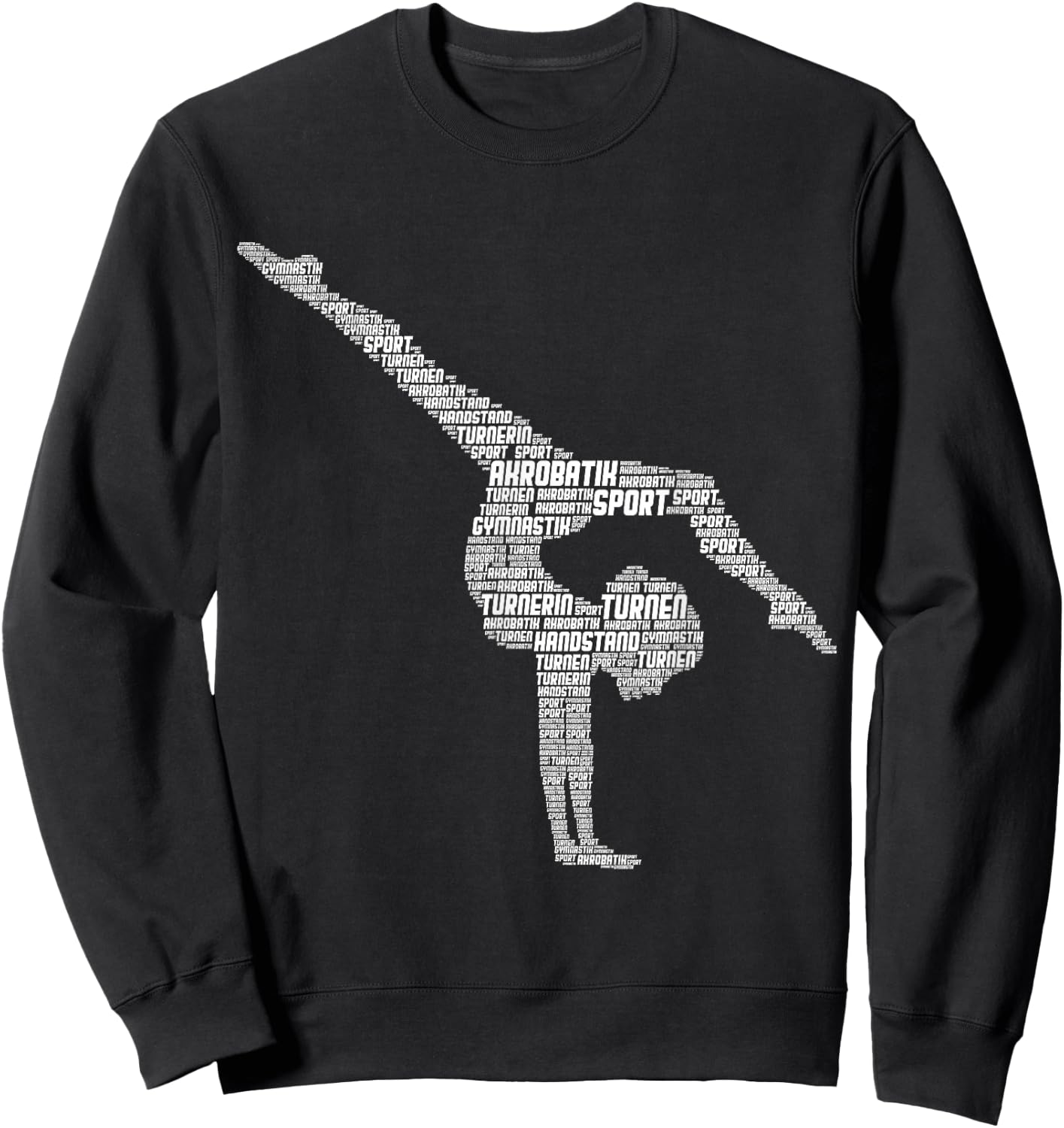 Gymnastics Women's Girls' Children's , black Sweatshirt - Sweatshirt | Black