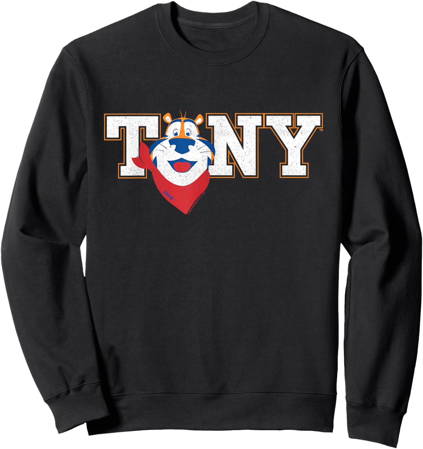 Kellogg's Frosties Tony Tiger Sports Black Adult S, Black, S Sweatshirt - Sweatshirt | Black