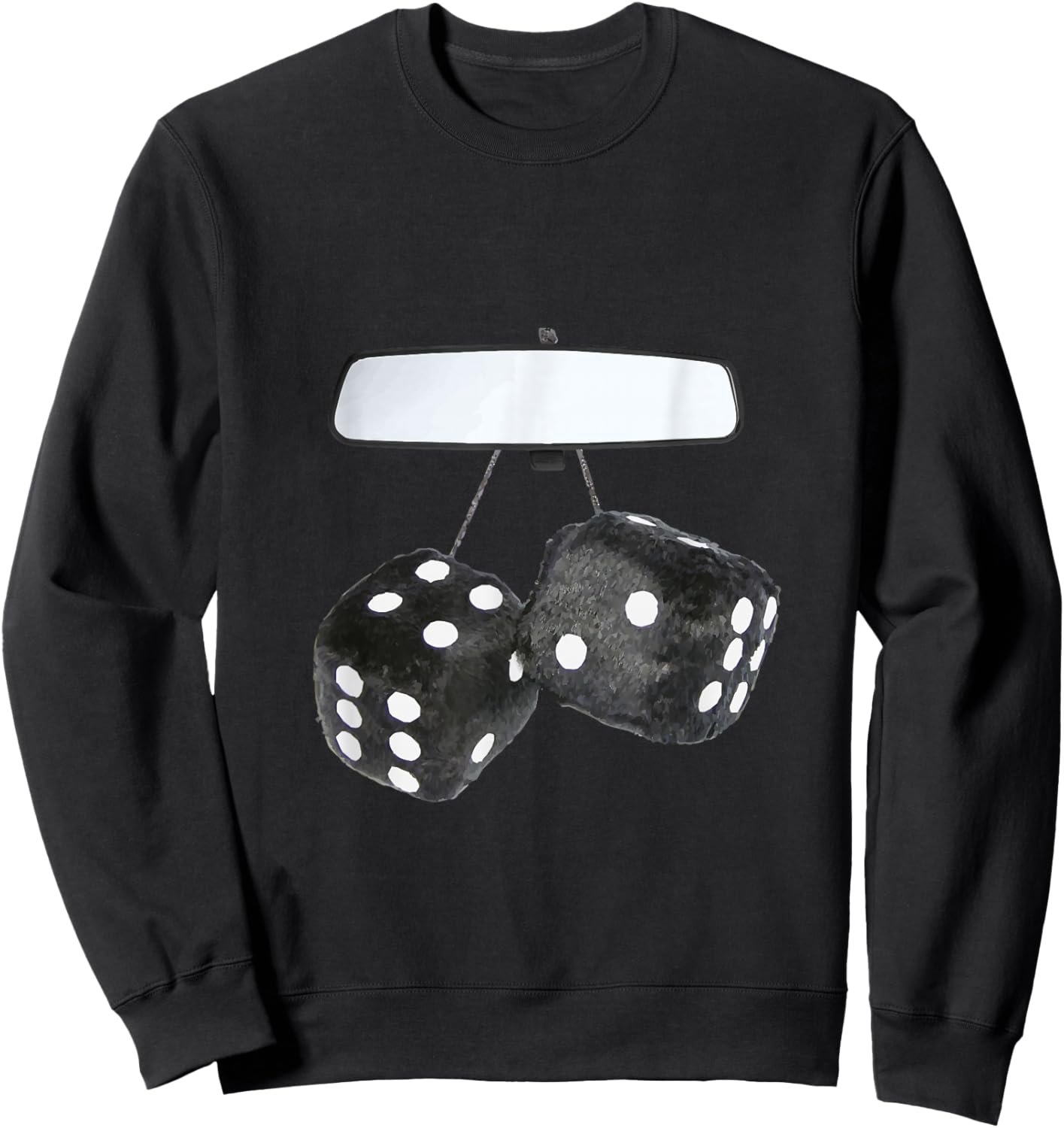Fluffy Dice Sweatshirt - Sweatshirt | Black
