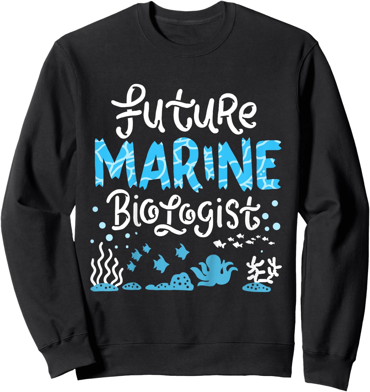Kids Future Marine Biologist Sweatshirt - Sweatshirt | Black