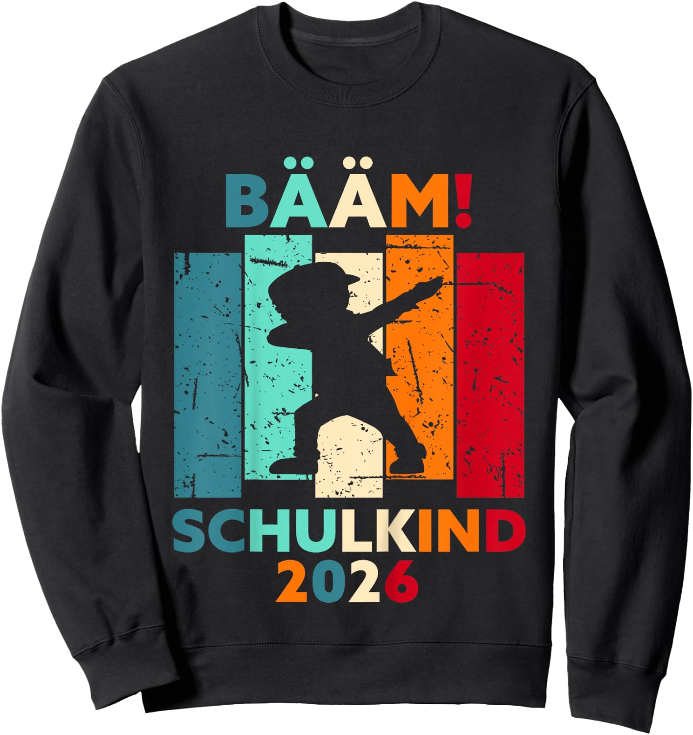 Children's Bääm! Schulkind 2026 First Day of School , black Sweatshirt - Sweatshirt | Black