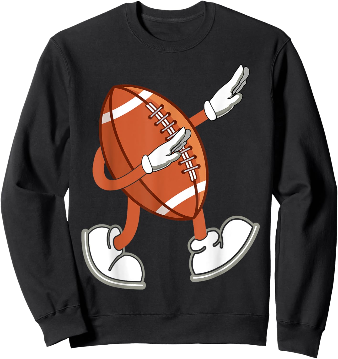 Lustige American Football Bekleidung und Geschenke - Dabbing Football Dab - -Erwachsene, -Kinder - Schwarz - S - Kurzarm Sweatshirt - Sweatshirt | Black