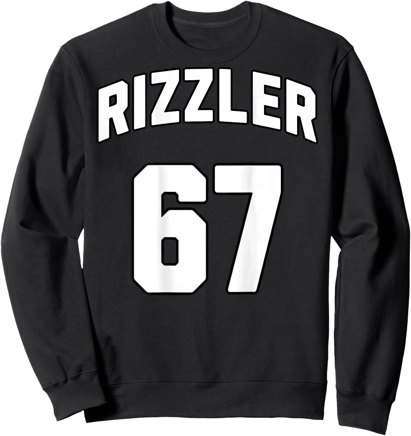 Jersey RIZZLER 67 at the back Sweatshirt - Sweatshirt | Black