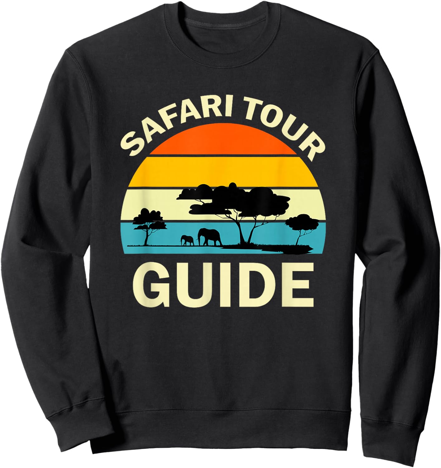 Safari Tour Guide Sweatshirt - Sweatshirt | Black