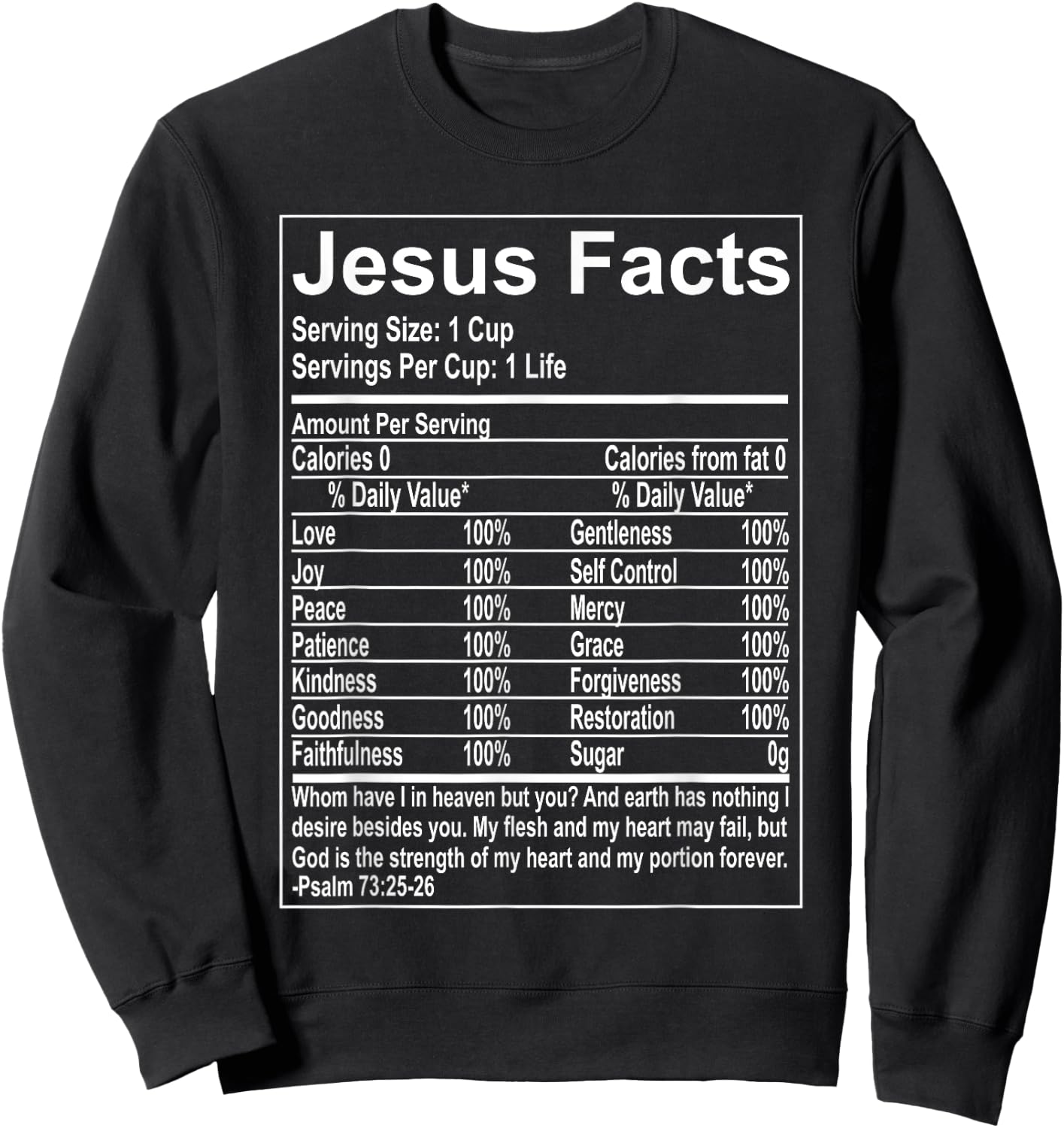 Jesus Facts Religious Studies Catholicism Sweatshirt - Sweatshirt | Black