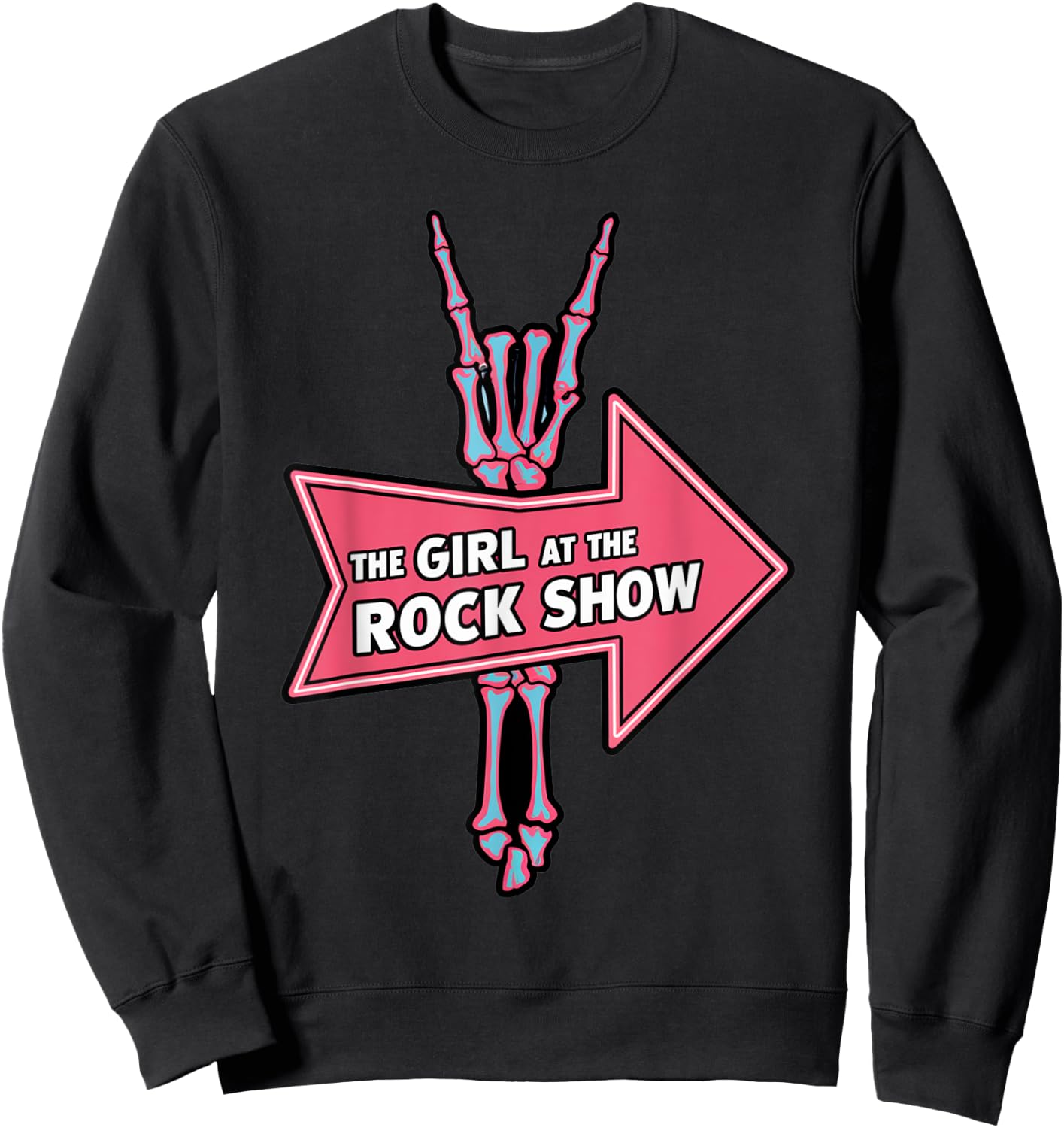 I Am The Girl At The Rock Show Classic Sweatshirt - Sweatshirt | Black