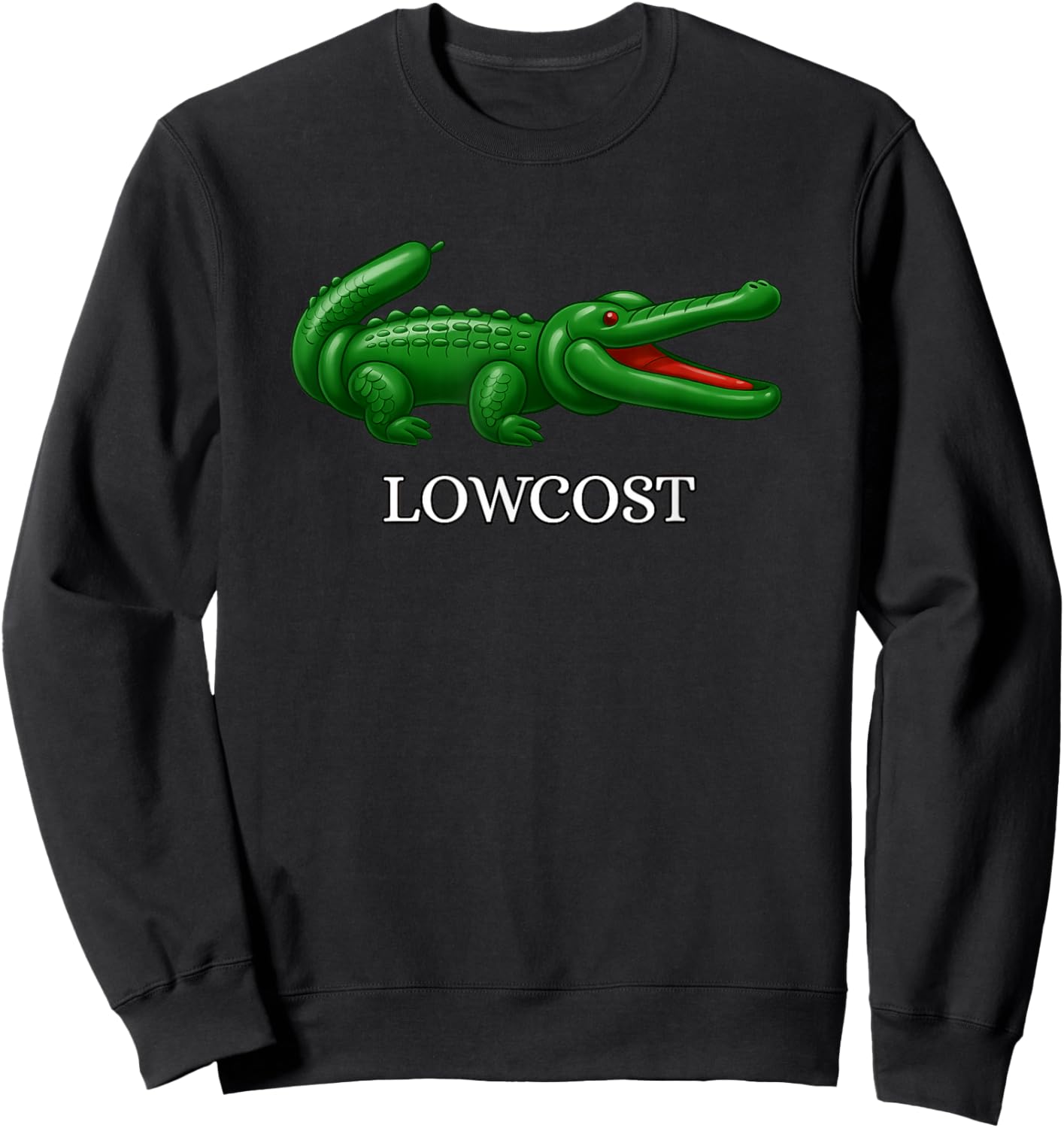 lowcost Humour de Croco-dile Sweatshirt - Sweatshirt | Black