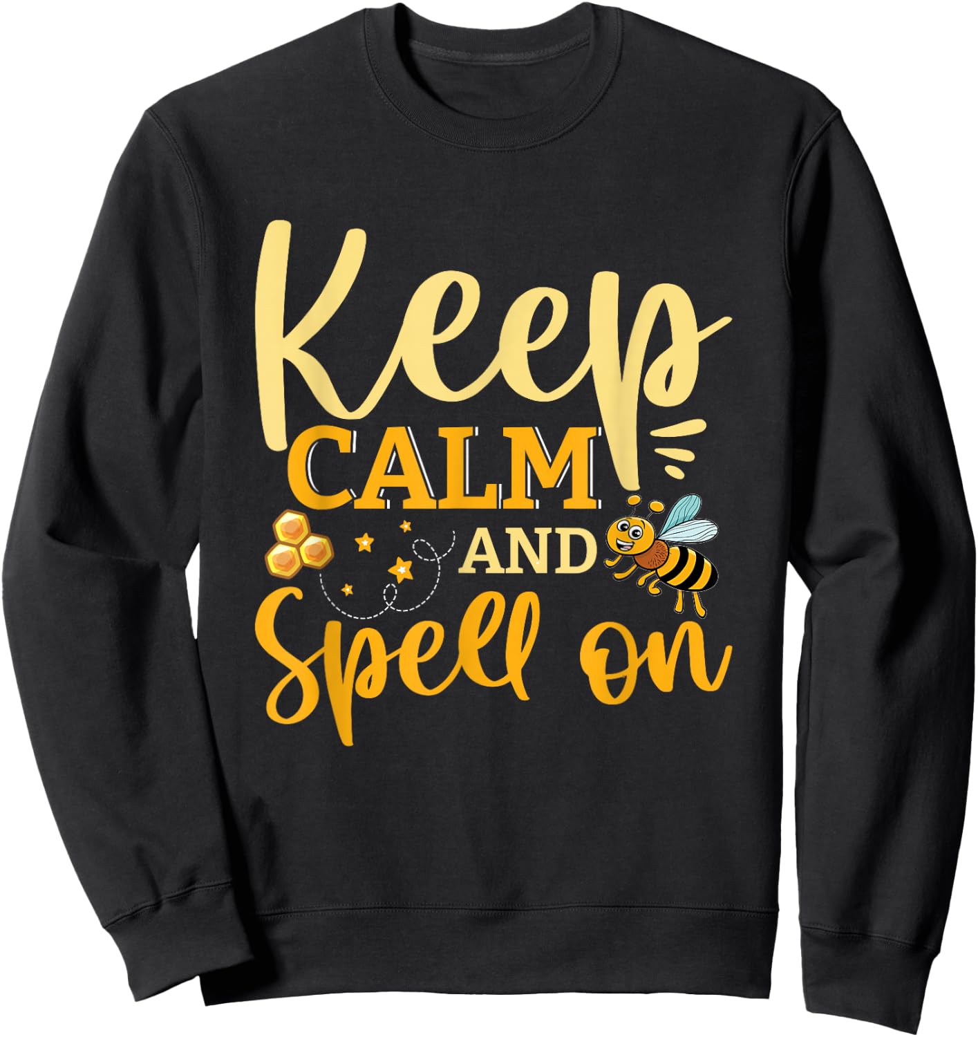 Spelling Champ School Competition Word Speller Spelling Bee Sweatshirt - Sweatshirt | Black