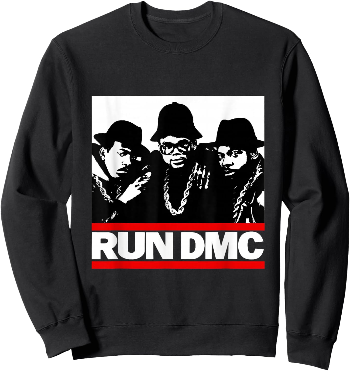 RUN DMC Trio Silhouette Sweatshirt - Sweatshirt | Black