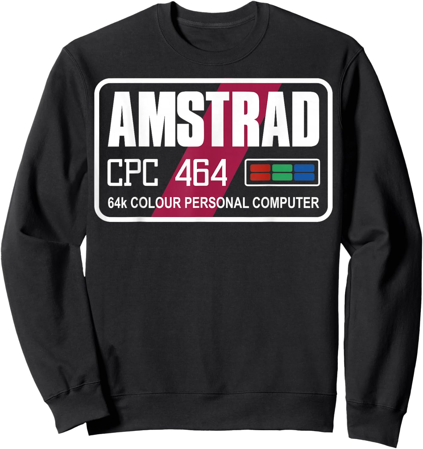 AMSTRAD - CPC 464 , Blue, S Sweatshirt - Sweatshirt | Black