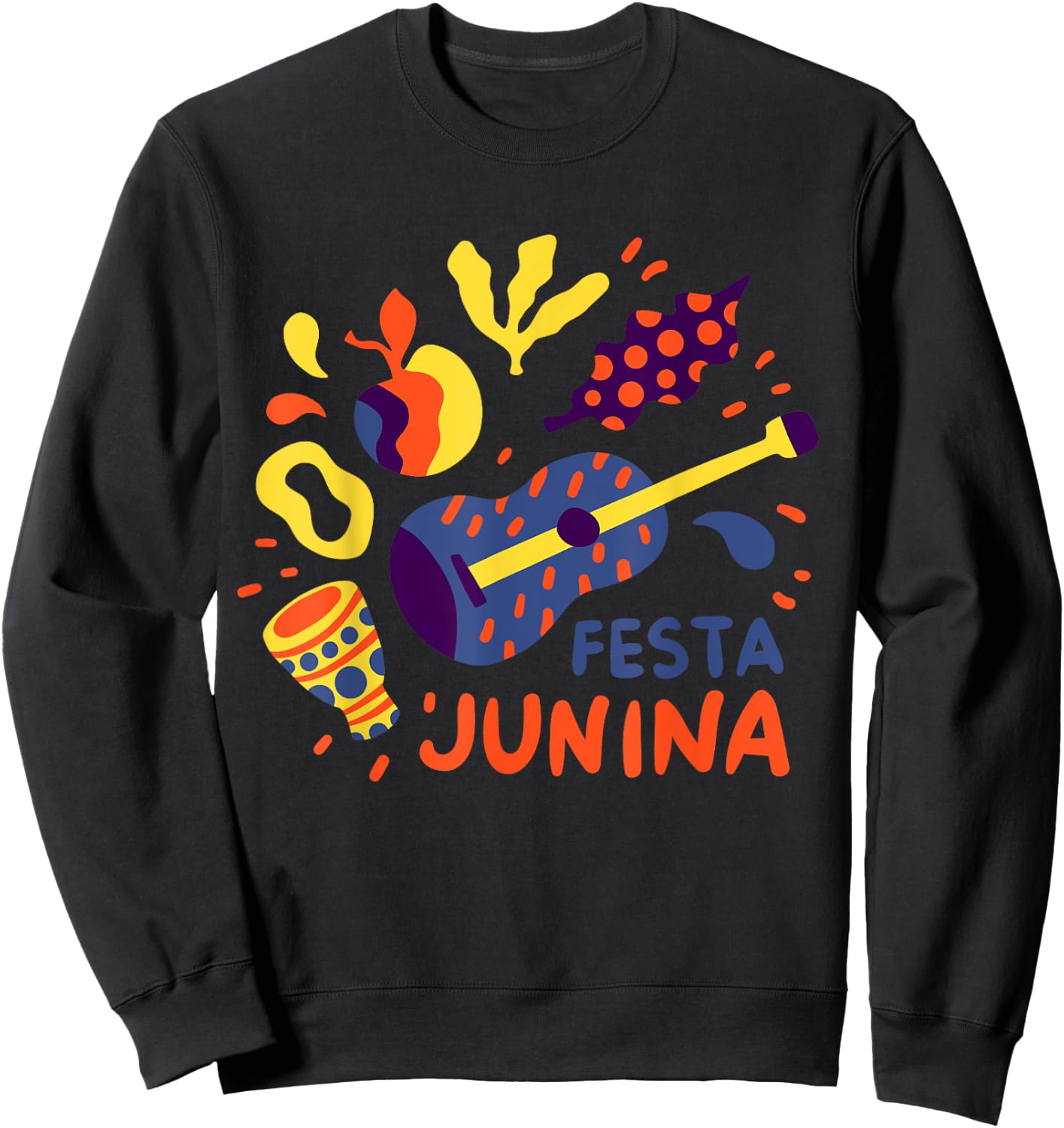 Festa Junina Brazil June Festival Brazilian Celebration Sweatshirt - Sweatshirt | Black