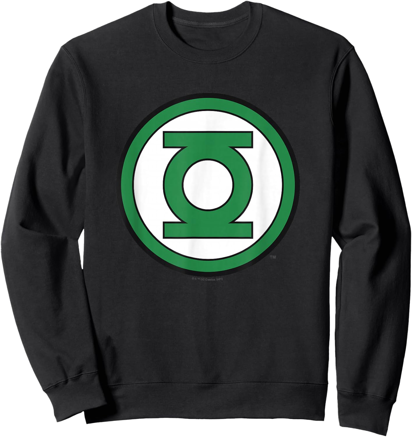 DC Comics Green Lantern Classic Logo Small Sweatshirt - Sweatshirt | Black