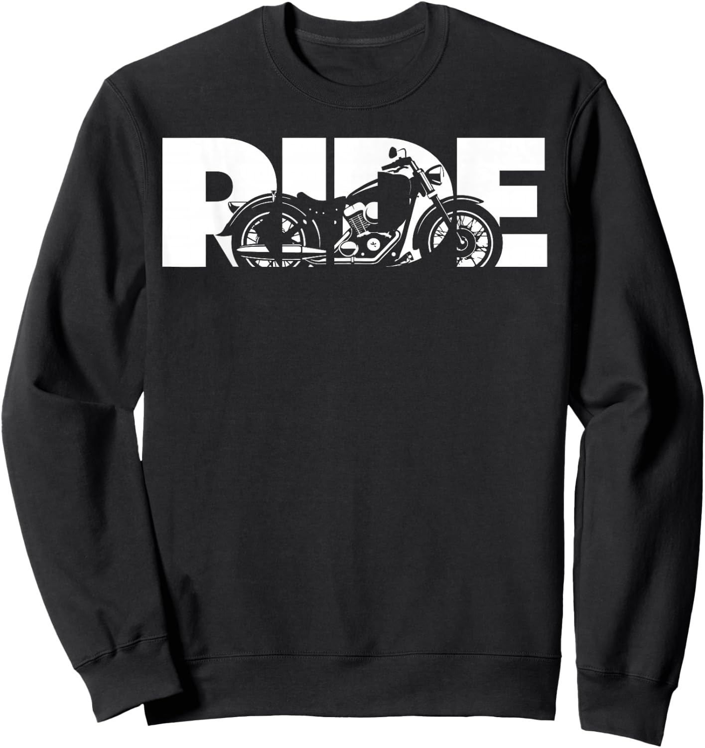 Ride Motorcycle Apparel, Motorcycle Sweatshirt - Sweatshirt | Black