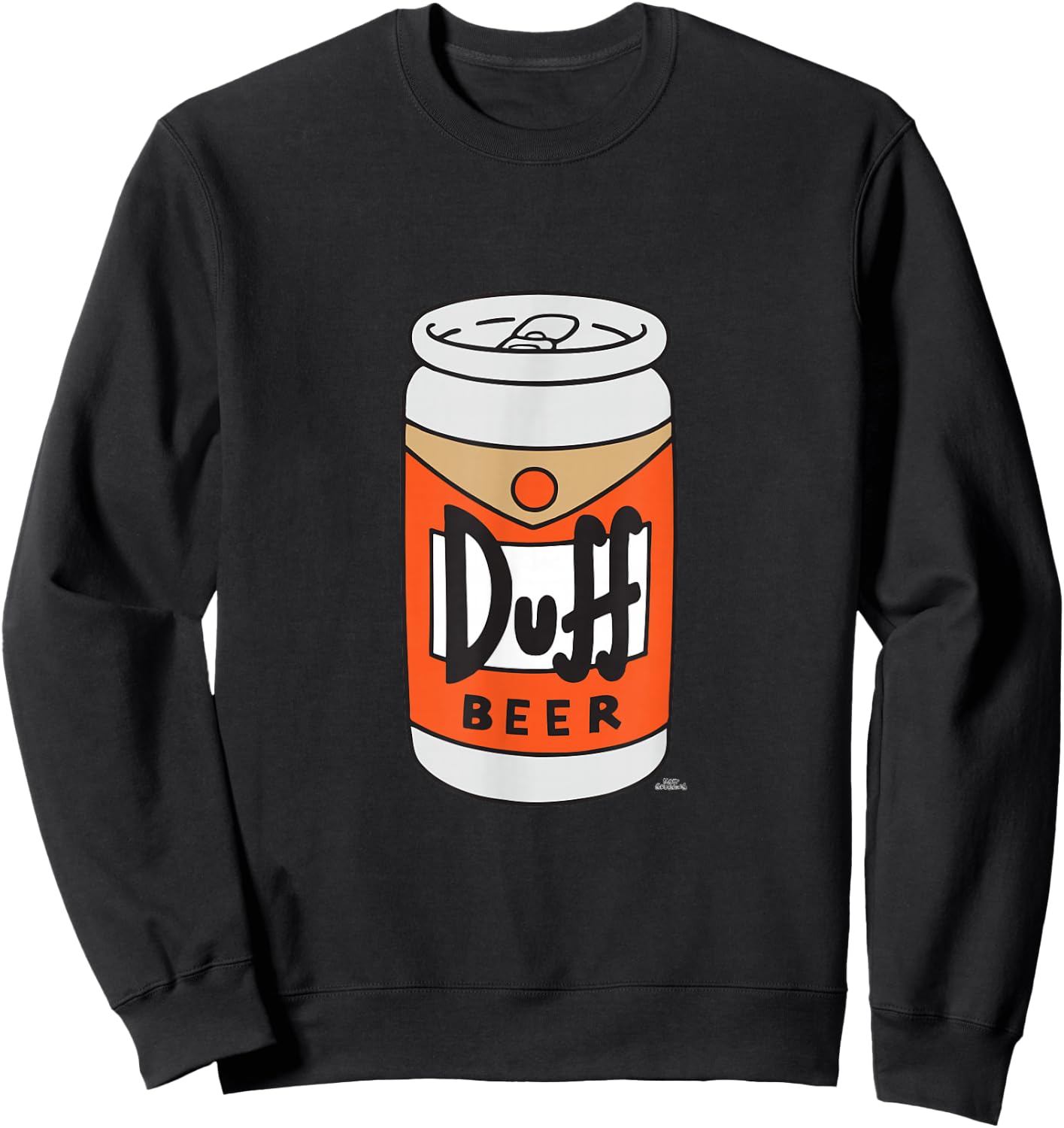 The Simpsons Duff Beer Sweatshirt - Sweatshirt | Black