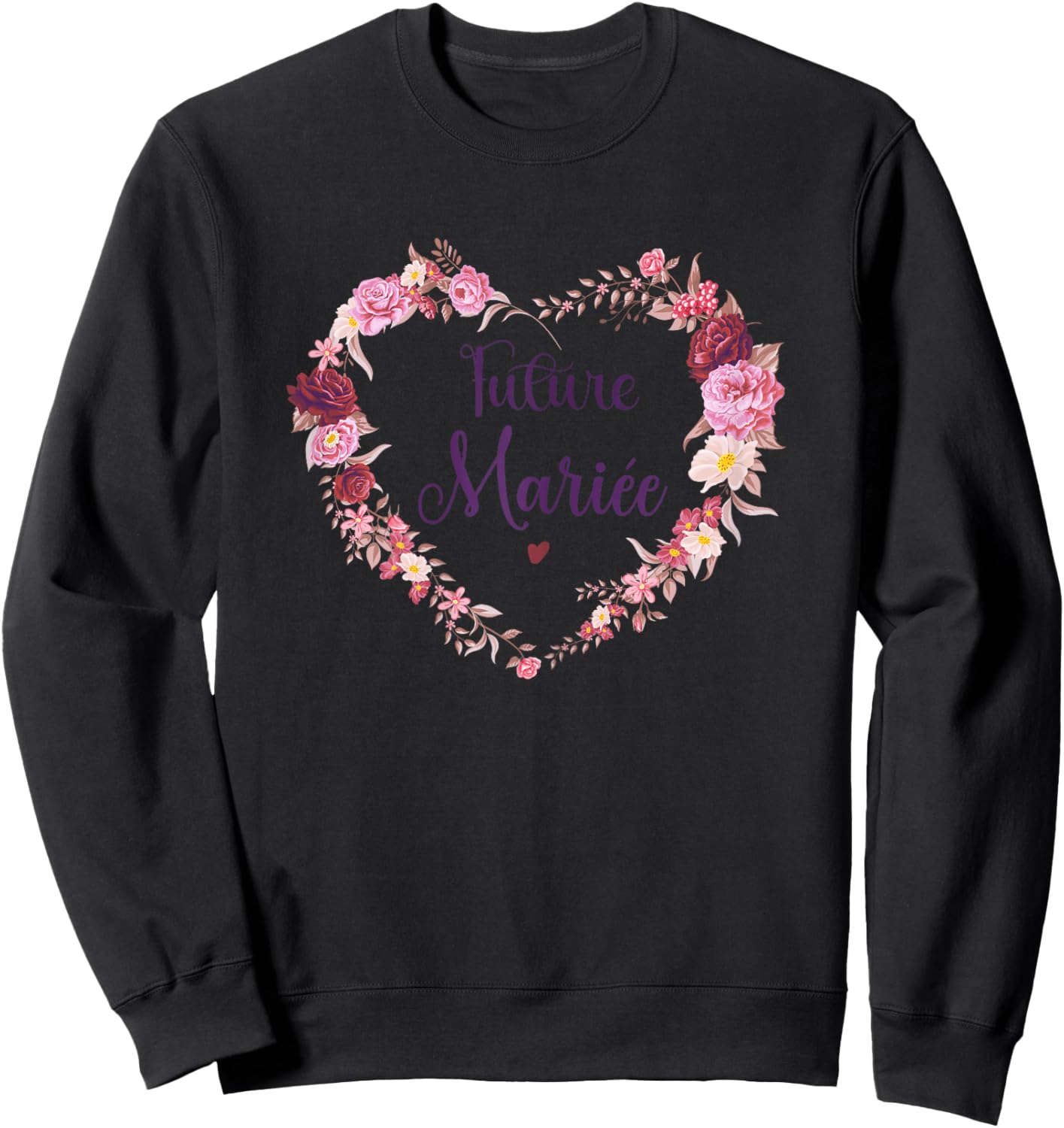 Evjf Future Bride Crown Evjf Terracotta Bride Future , white Sweatshirt - Sweatshirt | Black