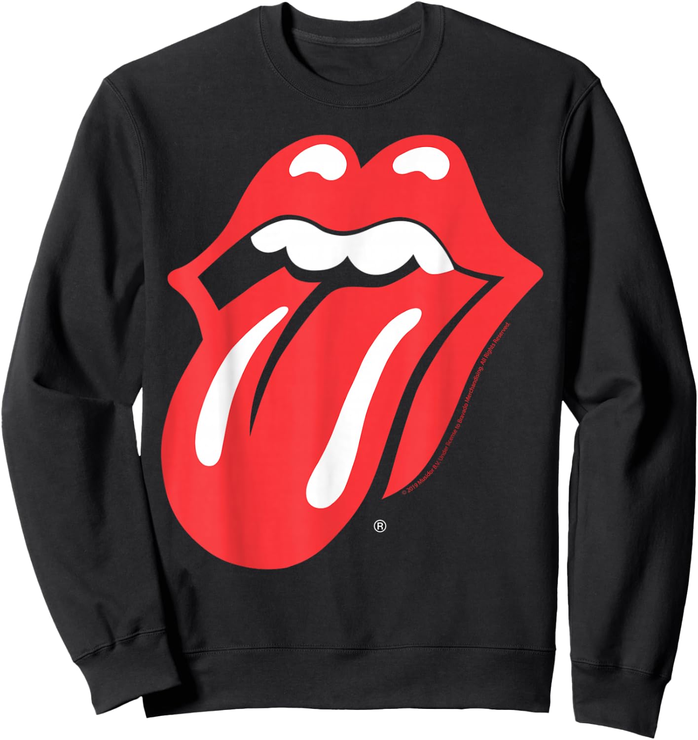 Rolling Stones Official Classic Tongue Sweatshirt - Sweatshirt | Black