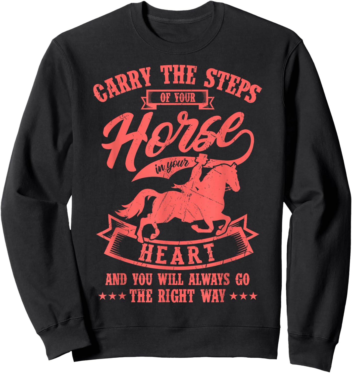 Funny Horse Shirt Women Horse Gift Girls Sweatshirt - Sweatshirt | Black