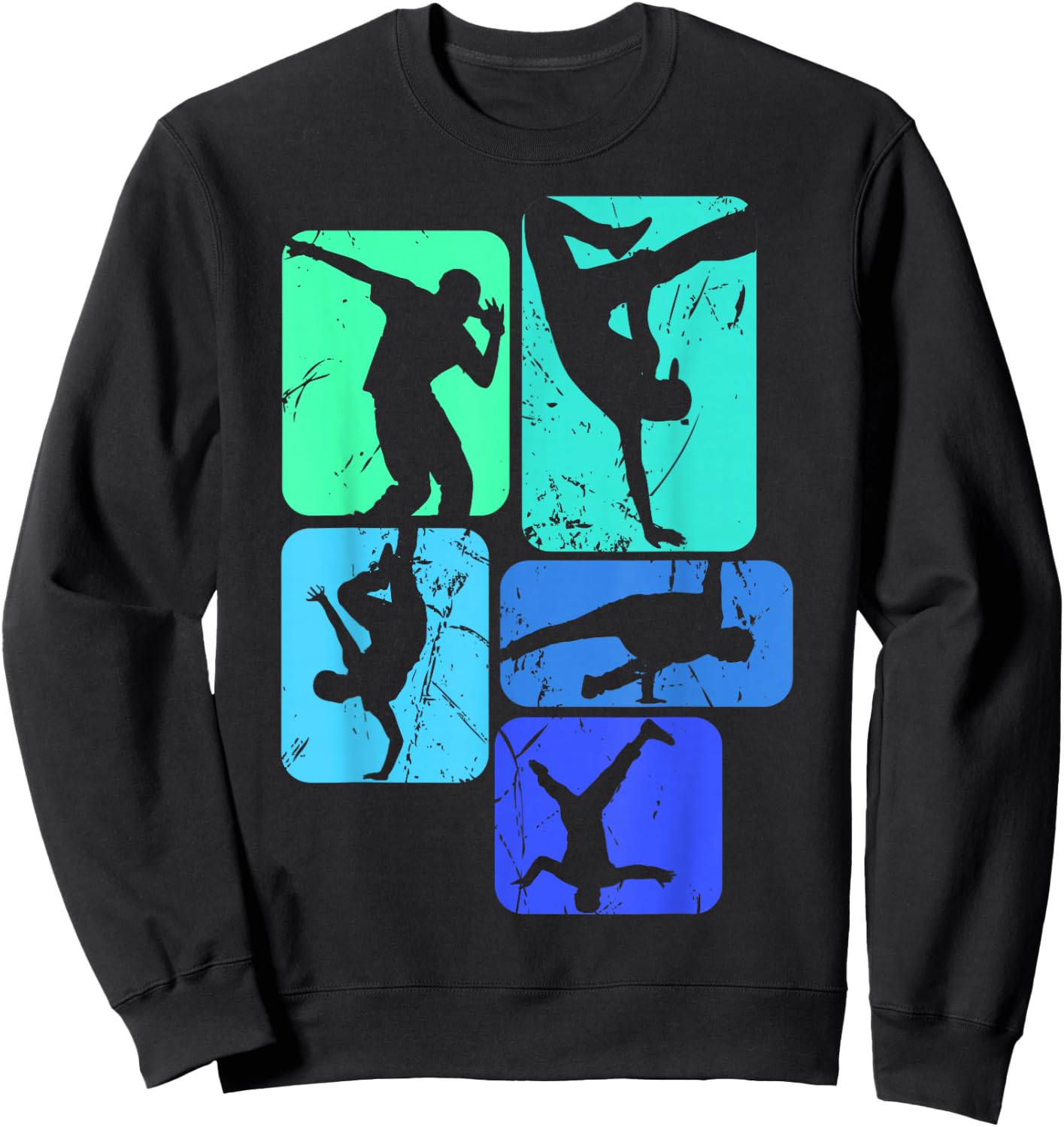 Breakdance Breakdancer Breakdancing Children's Boys Men's Sweatshirt - Sweatshirt | Black
