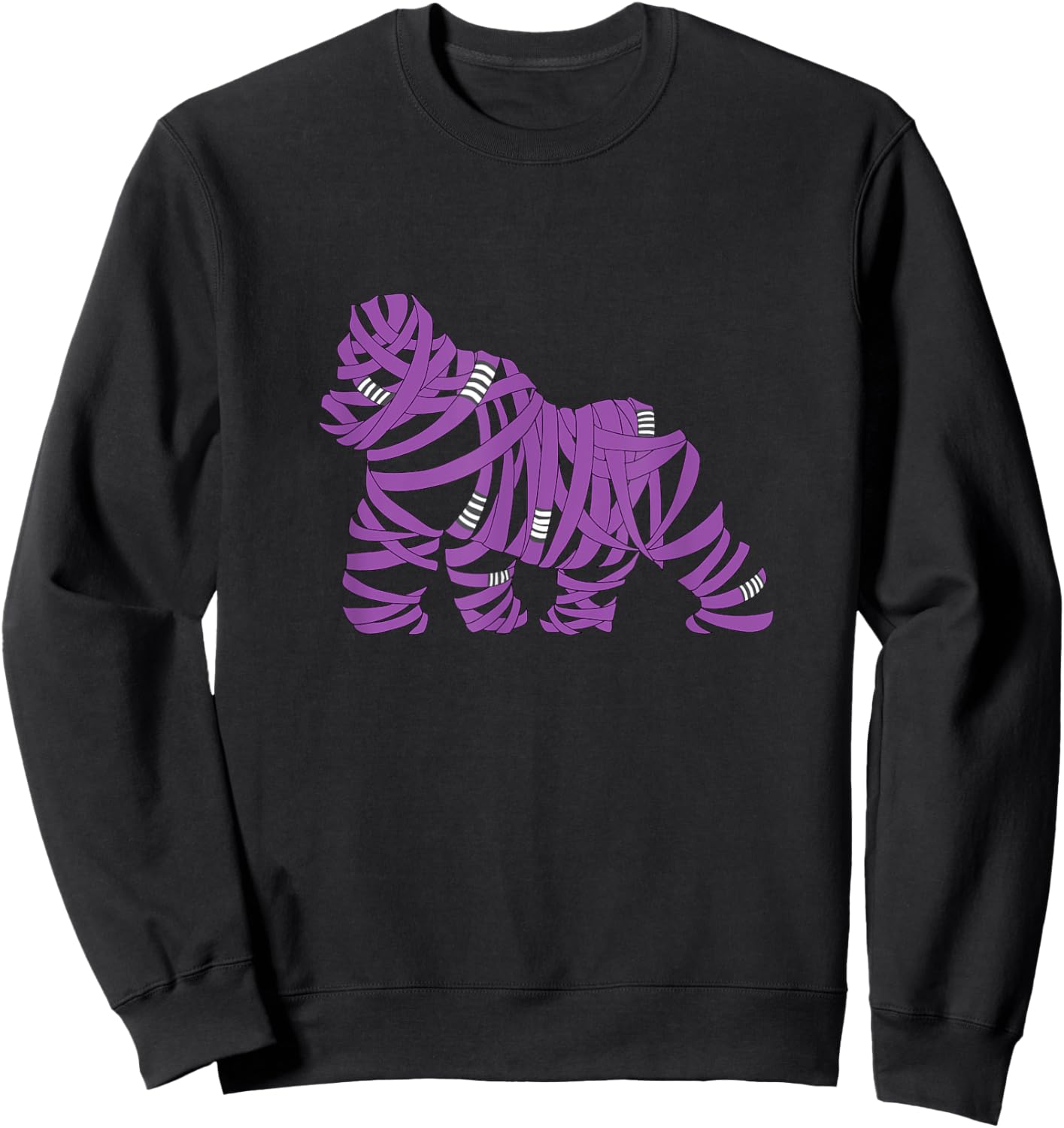 Bjj Jiu Jitsu Belt Gorilla - Purple Sweatshirt - Sweatshirt | Black