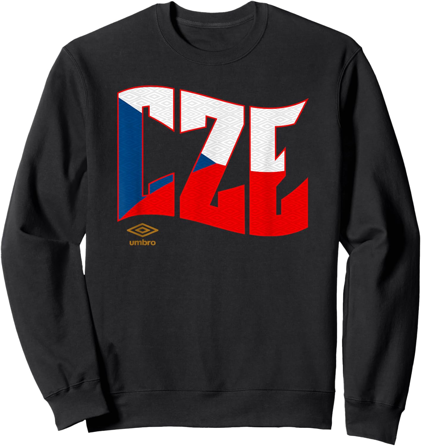Umbro International Soccer Wavy Czech Republic Logo Sweatshirt - Sweatshirt | Black