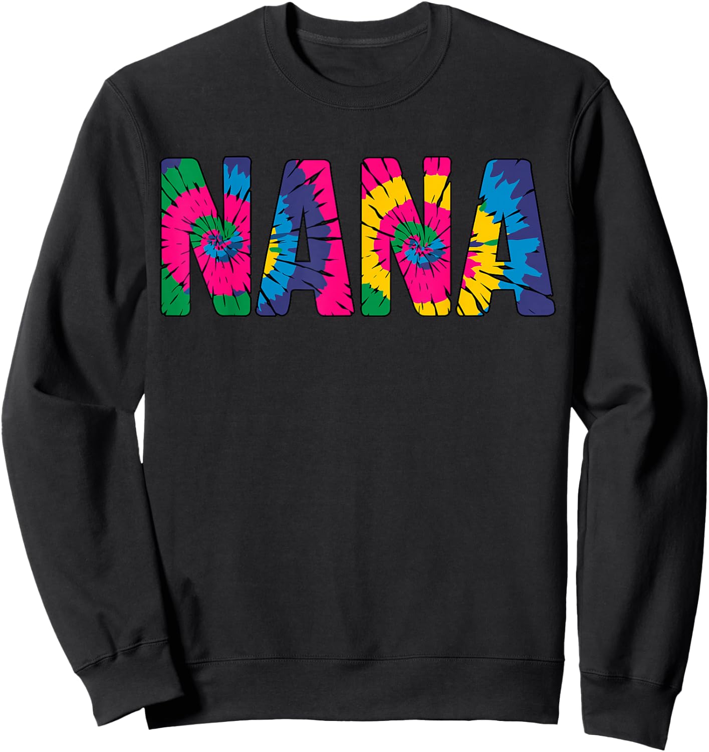 Tie-Dye Nana Sweatshirt - Sweatshirt | Black
