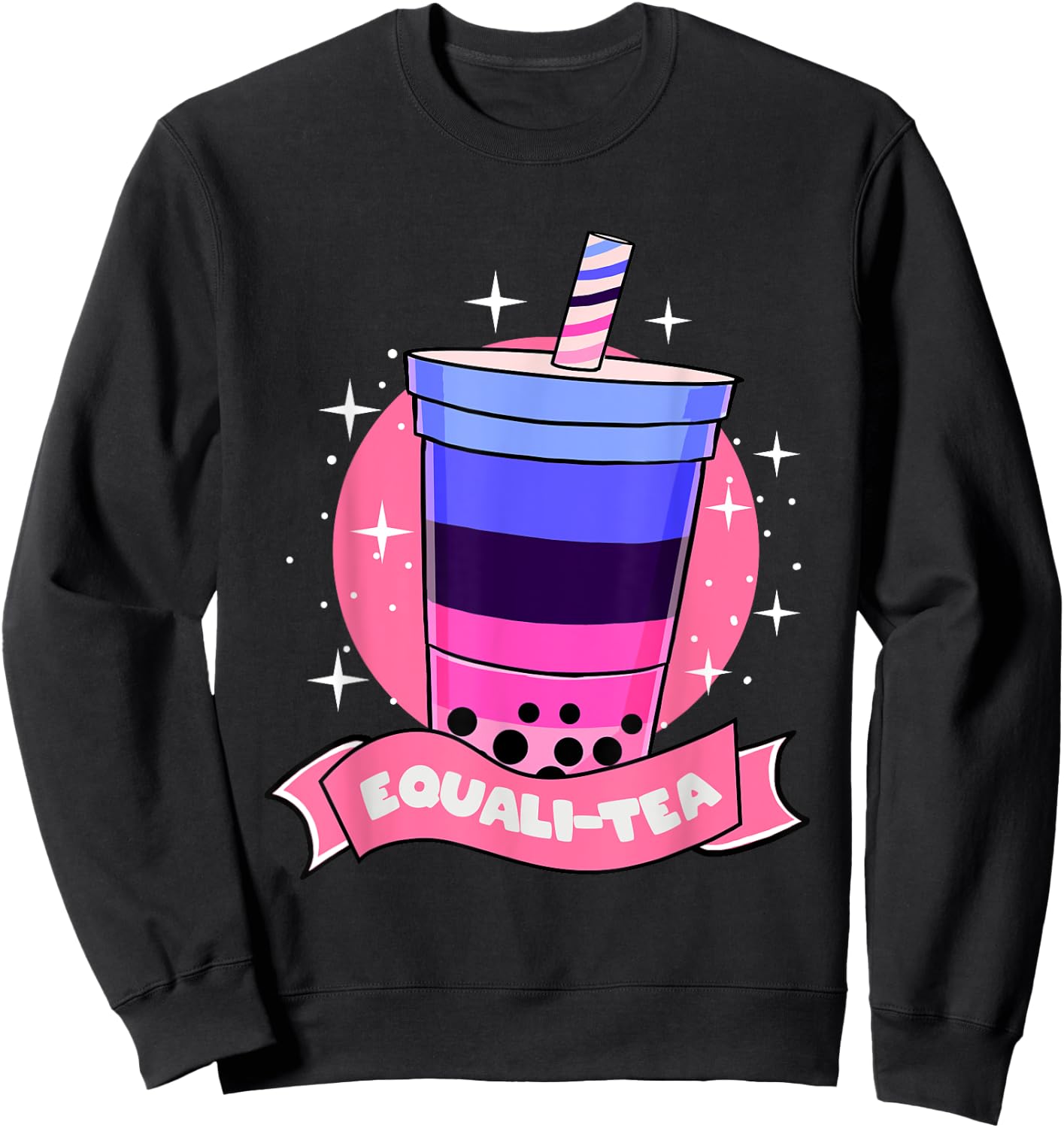 Omnisexual Equalitea Omnisexual Pride Sweatshirt - Sweatshirt | Black