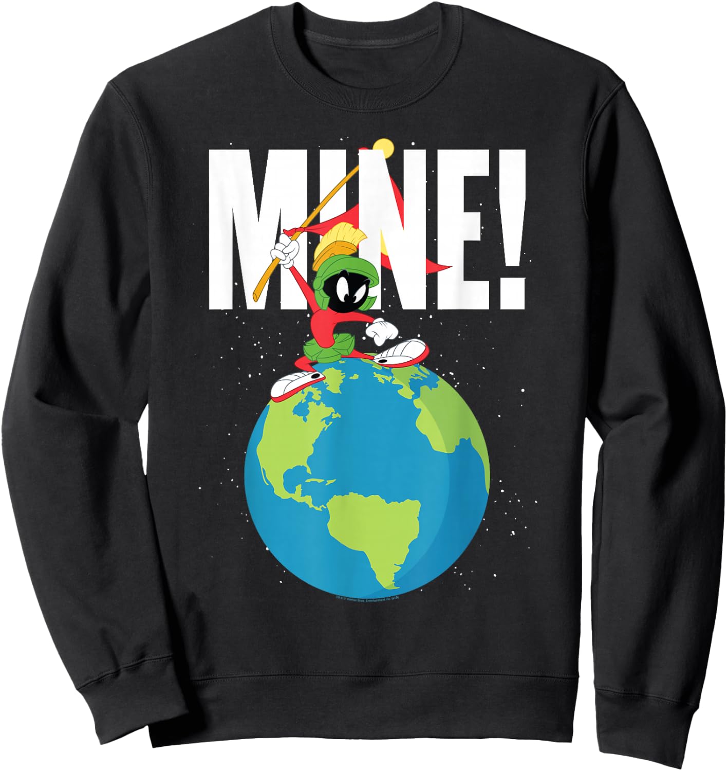Looney Tunes Marvin the Martian Mine Sweatshirt - Sweatshirt | Black