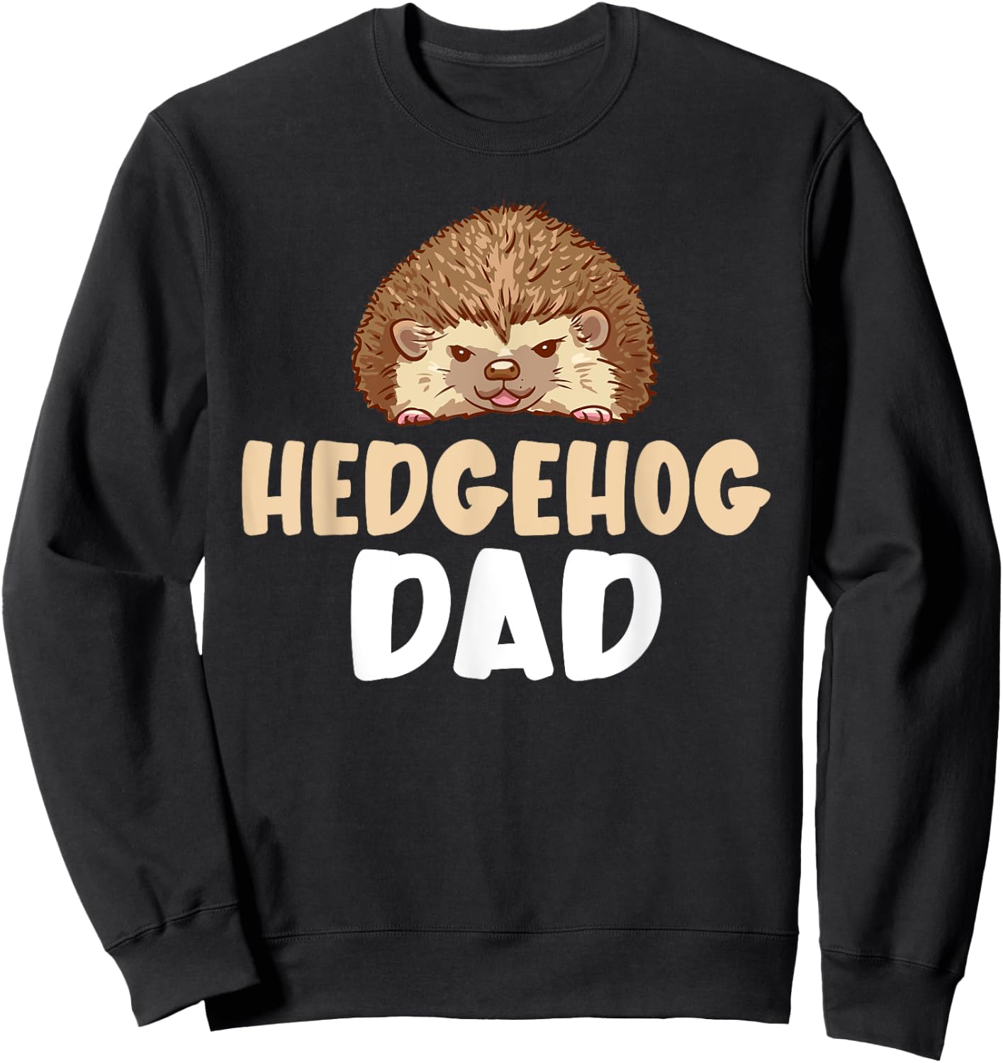 Hedgehog Dad Sweatshirt - Sweatshirt | Black