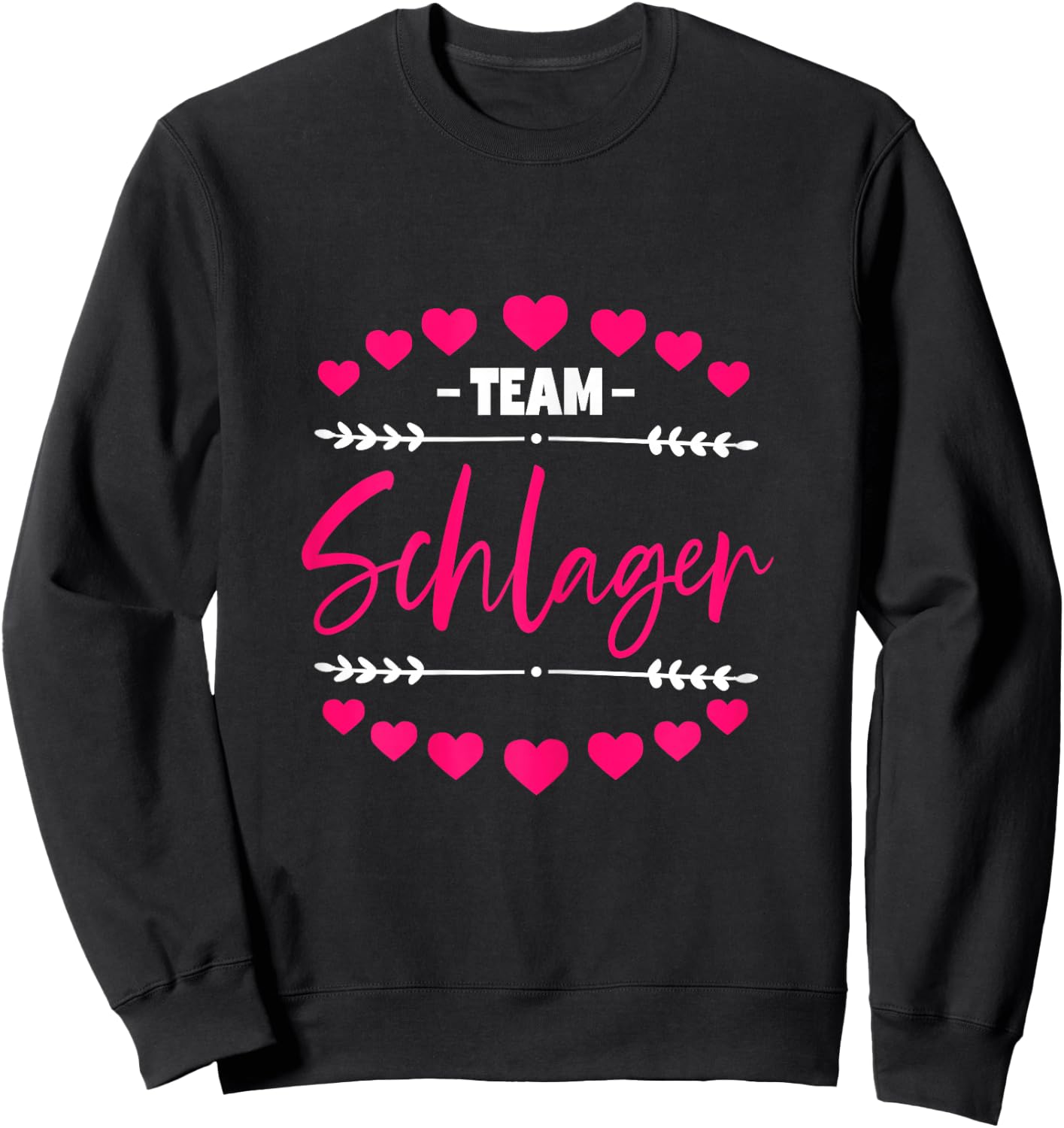 Women's Schlager Party Team Schlager , black, s Sweatshirt - Sweatshirt | Black