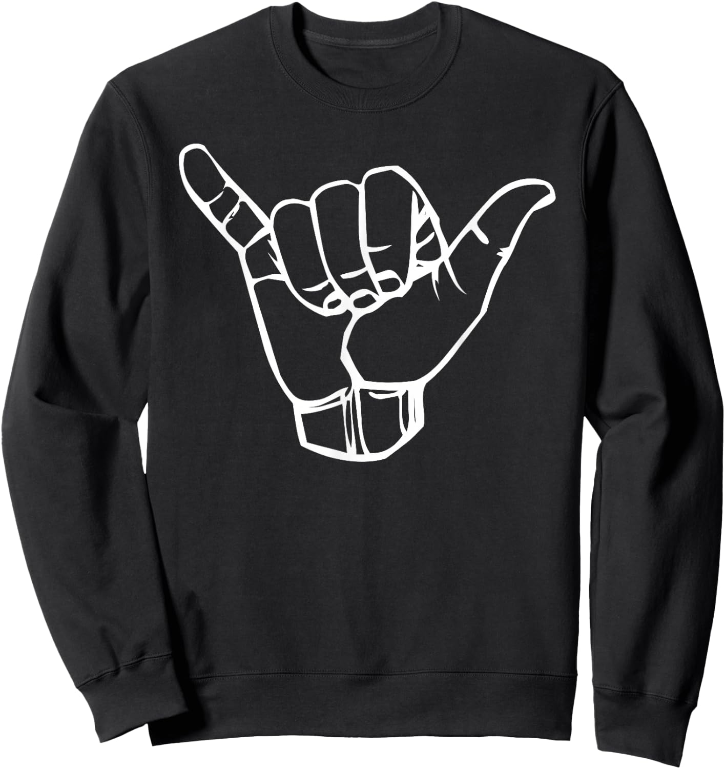 Sign Language Hang Ten Hawaii Sweatshirt - Sweatshirt | Black