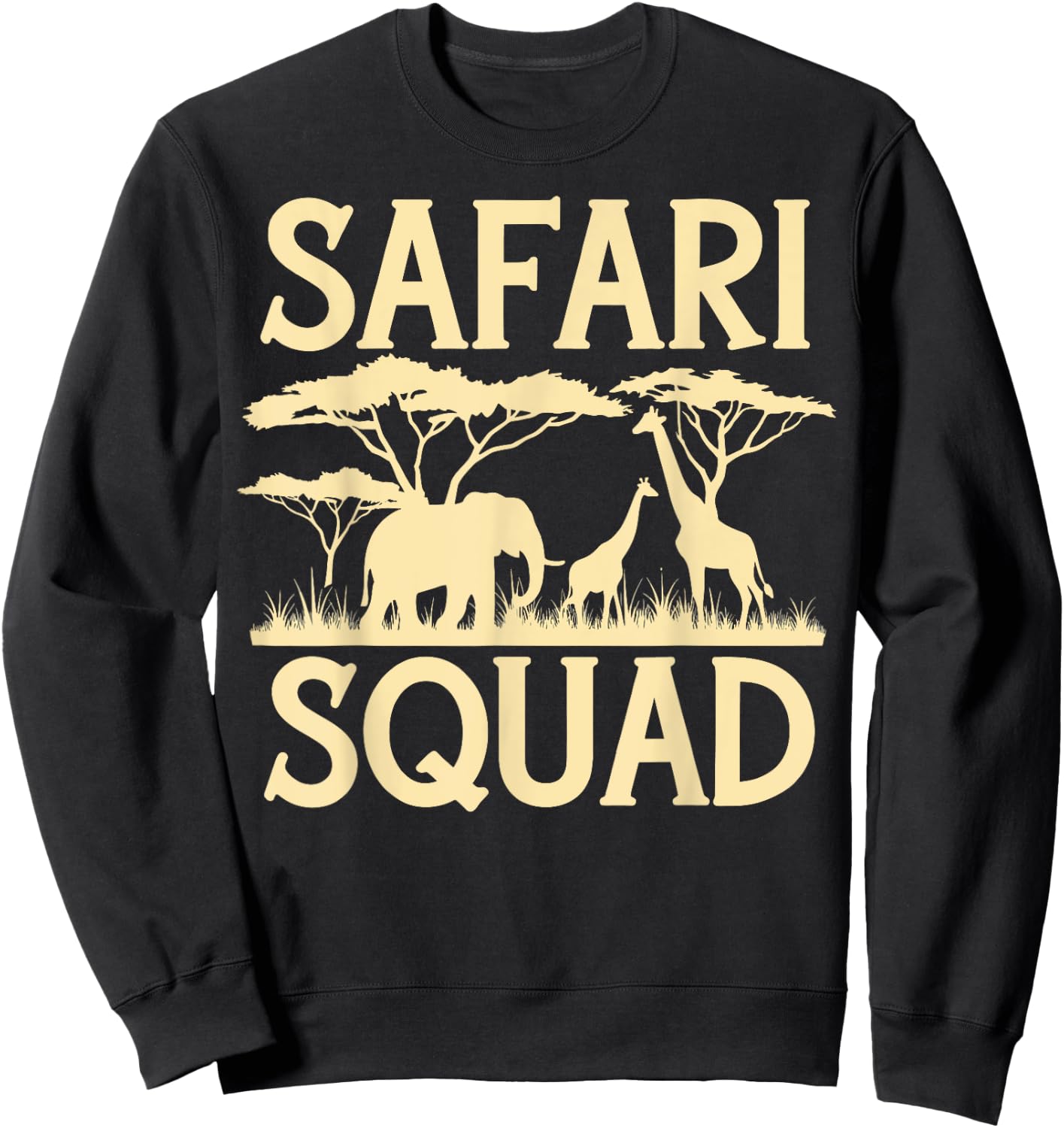 Safari Squad Sweatshirt - Sweatshirt | Black