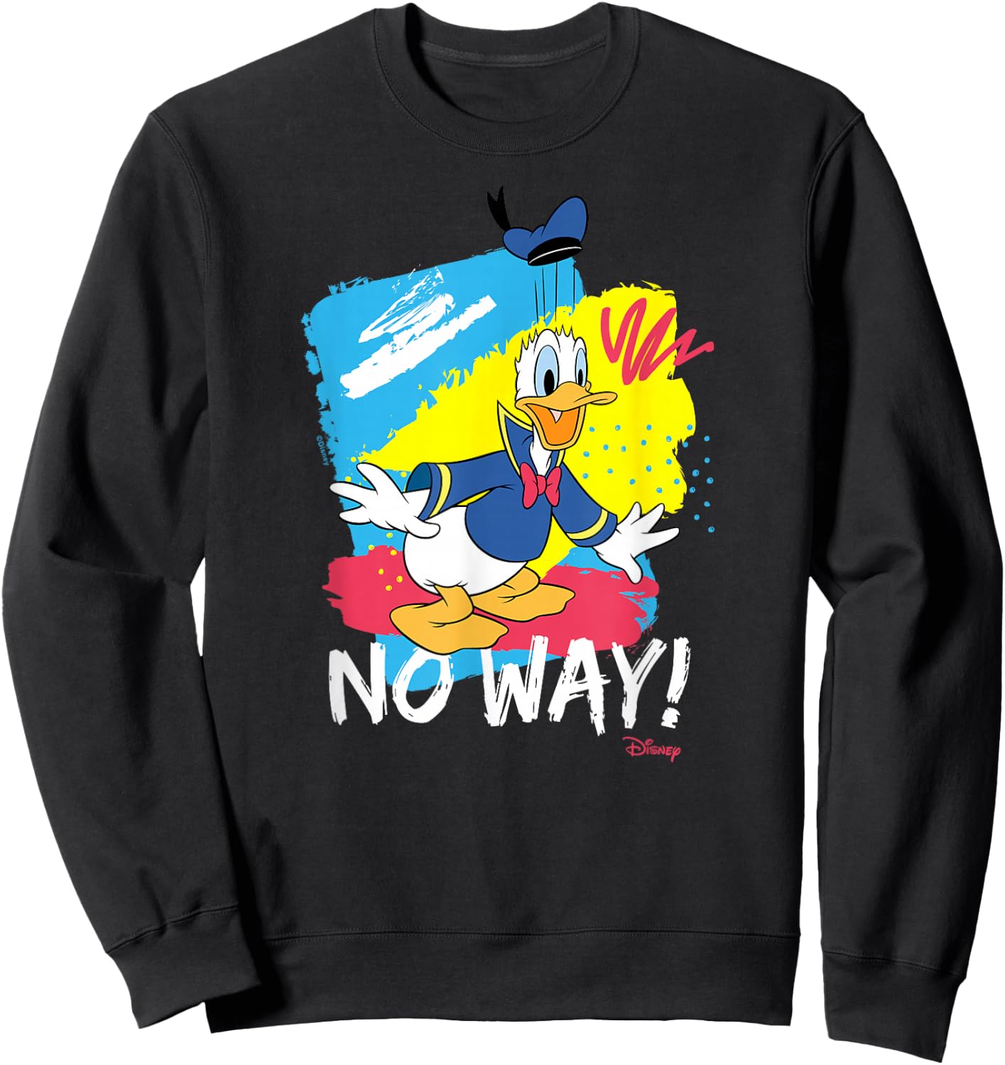 Donald Duck - No Way Donald Sweatshirt - Sweatshirt | Black