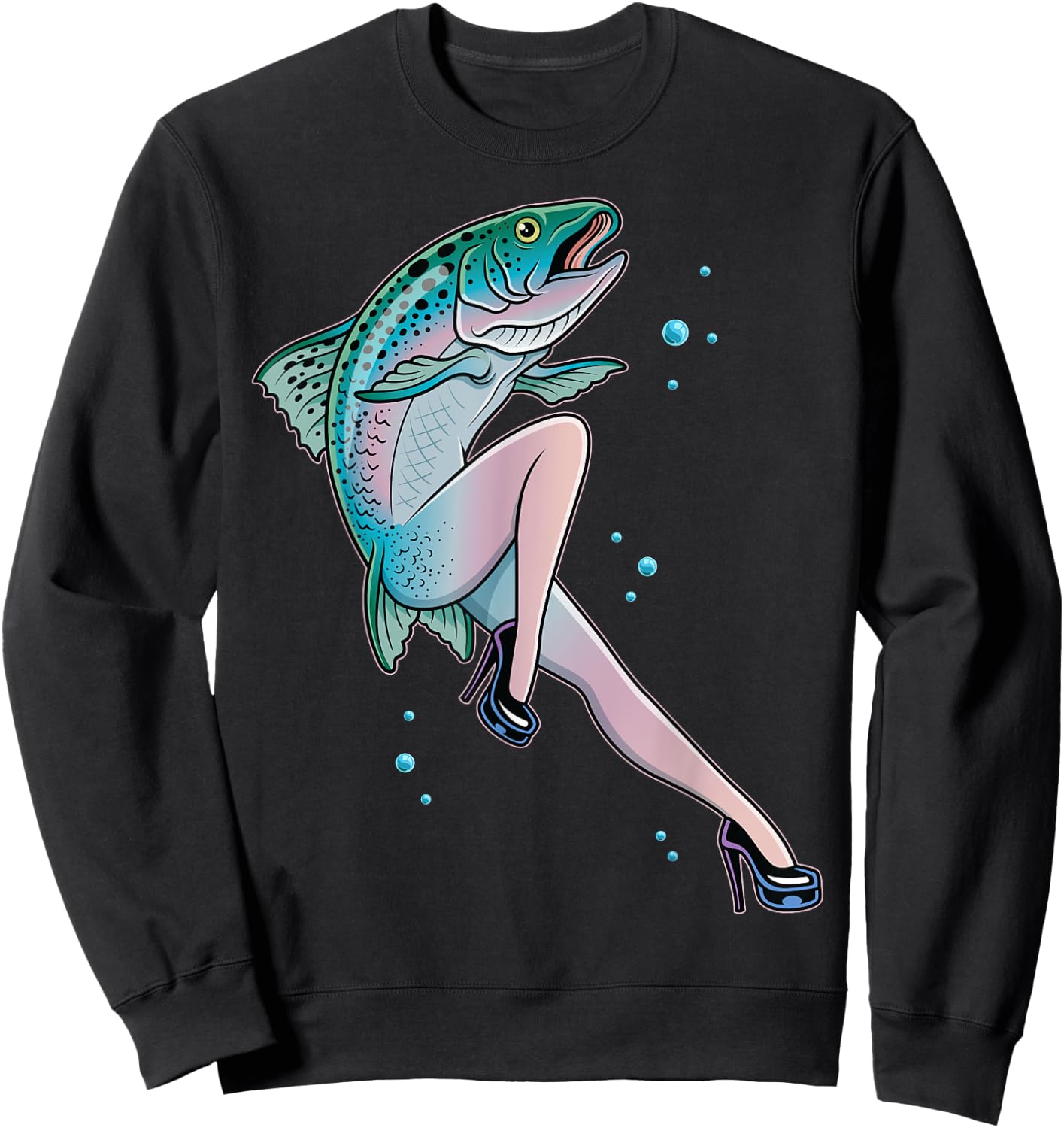 Reverse Mermaid Sweatshirt - Sweatshirt | Black