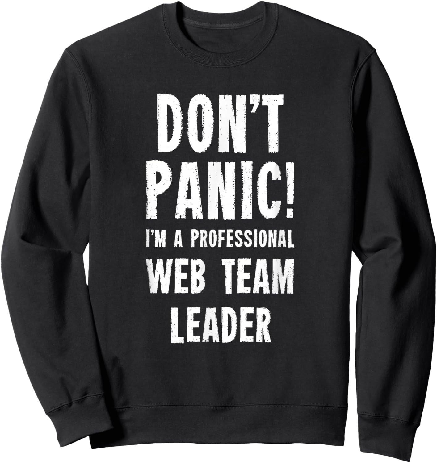 Web Team Leader Sweatshirt - Sweatshirt | Black