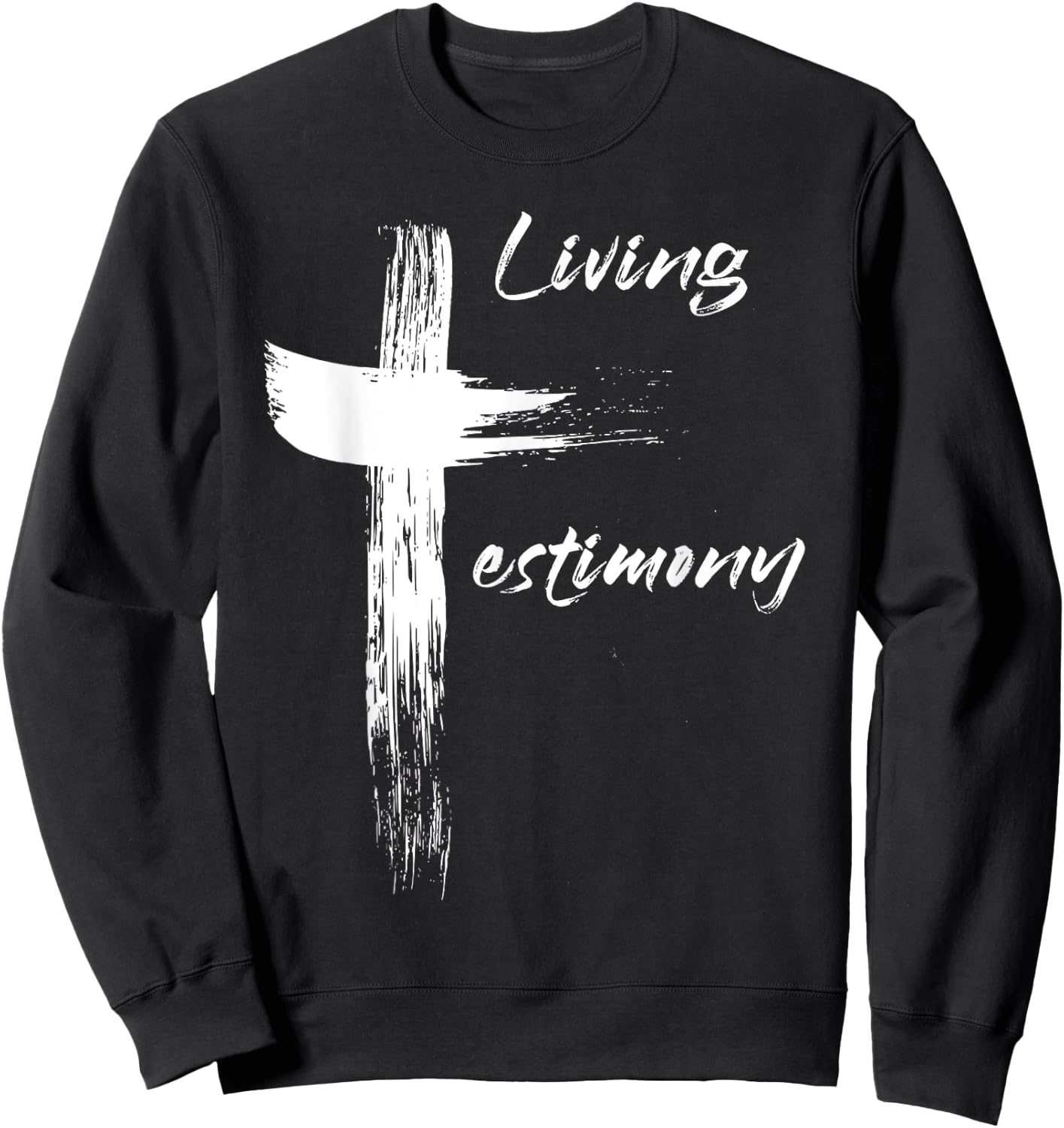 Living Testimony Sweatshirt - Sweatshirt | Black